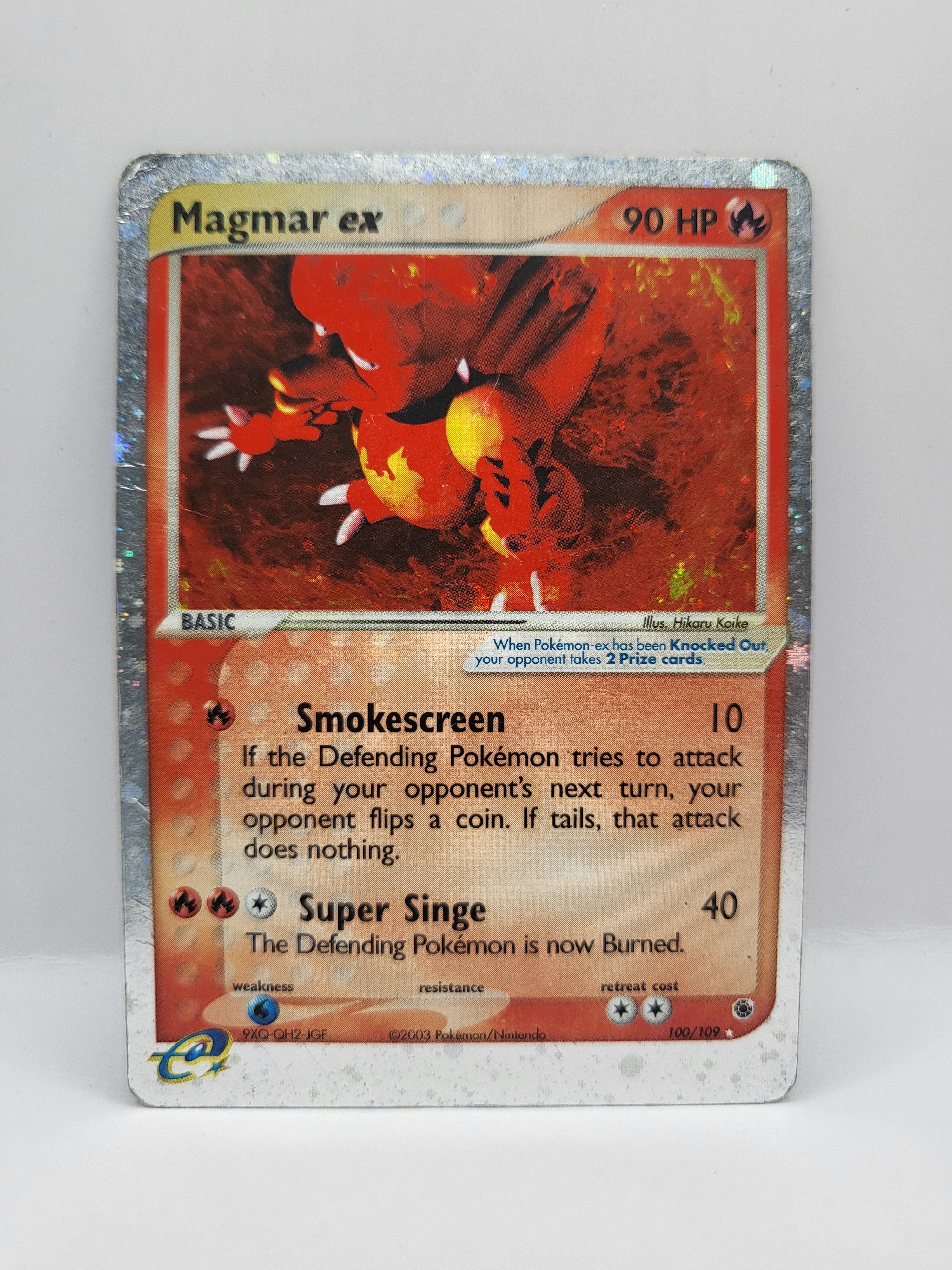 Magmar ex Card Club Magmar ex Card Club