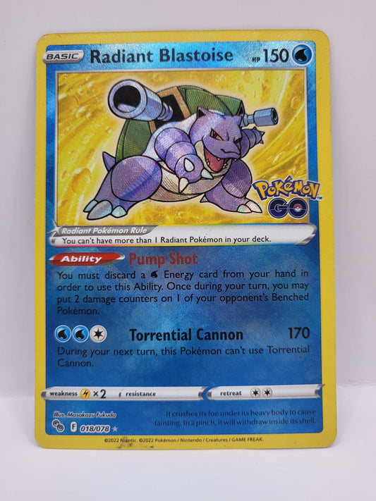 Radiant Blastoise 018/078