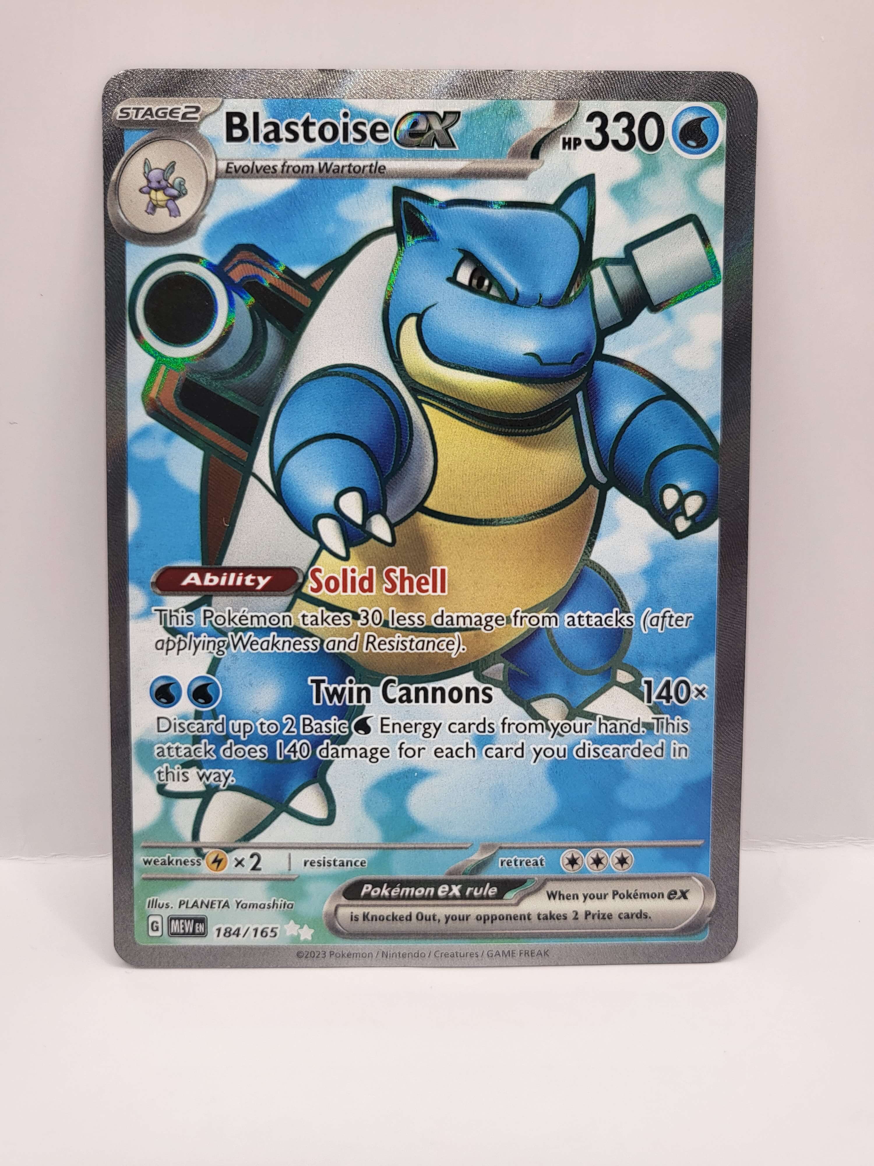 Blastoise ex 184/165