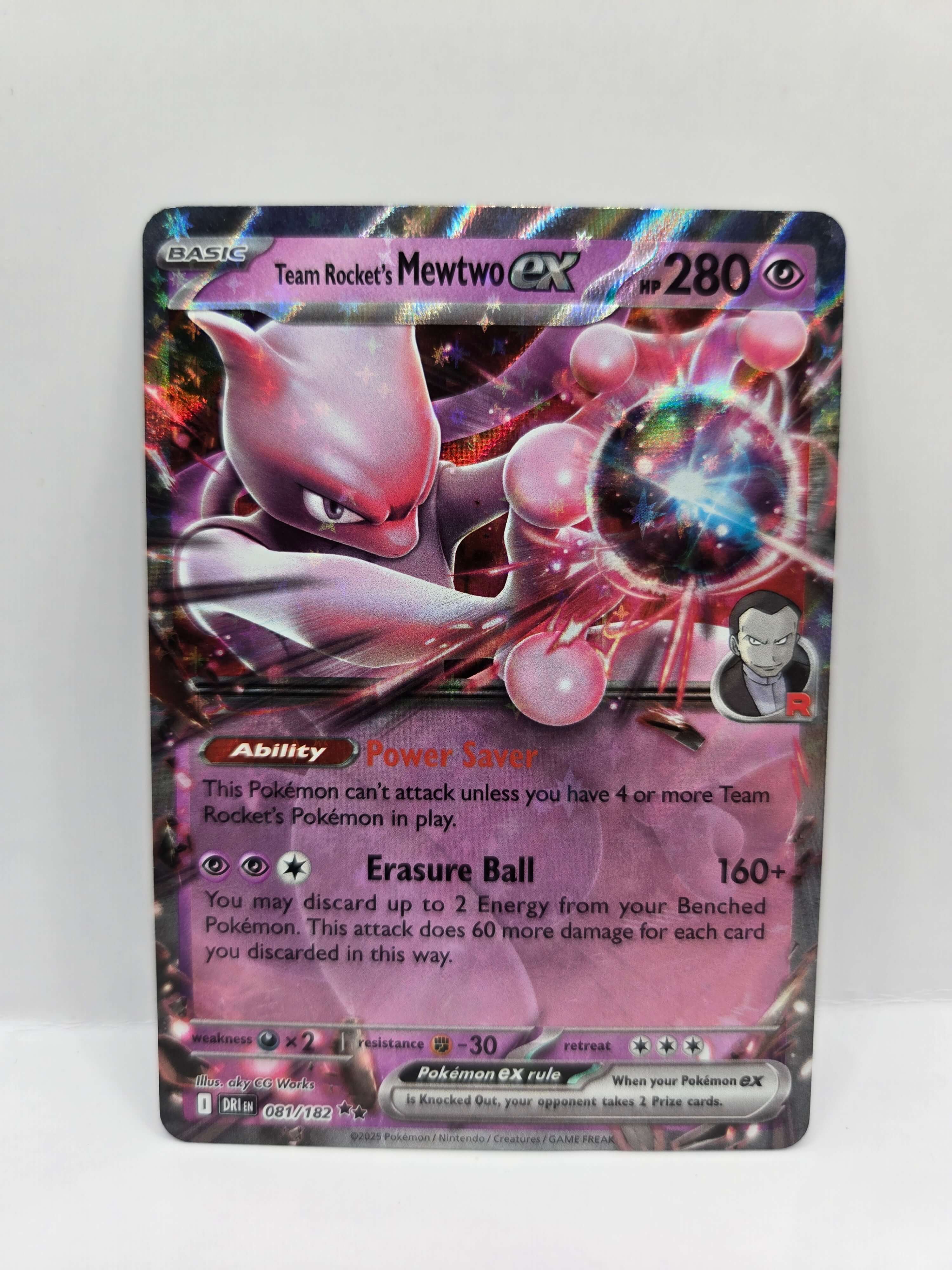 Team Rocket's Mewtwo ex 081/182