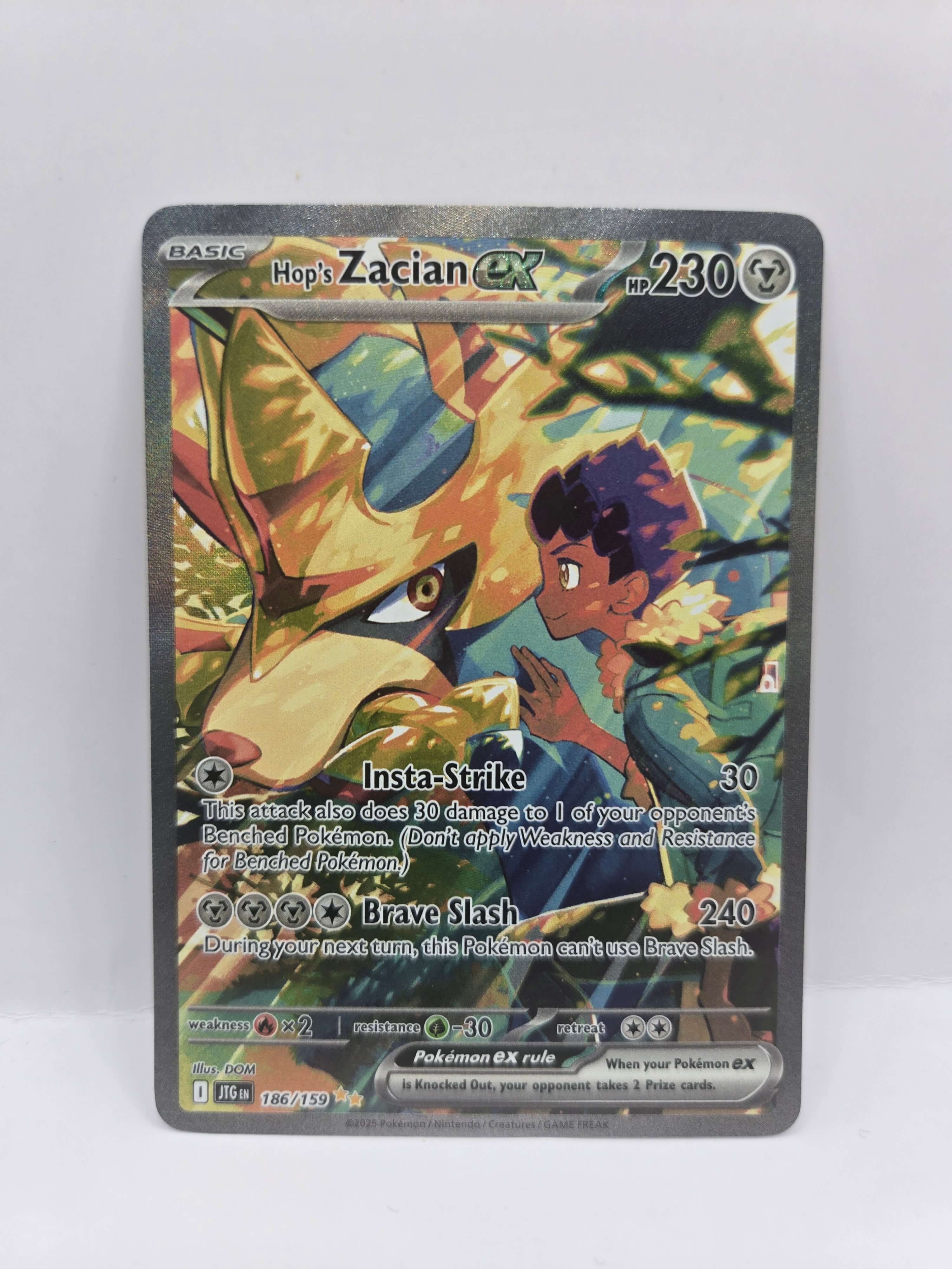 Hop's Zacian ex 186/159