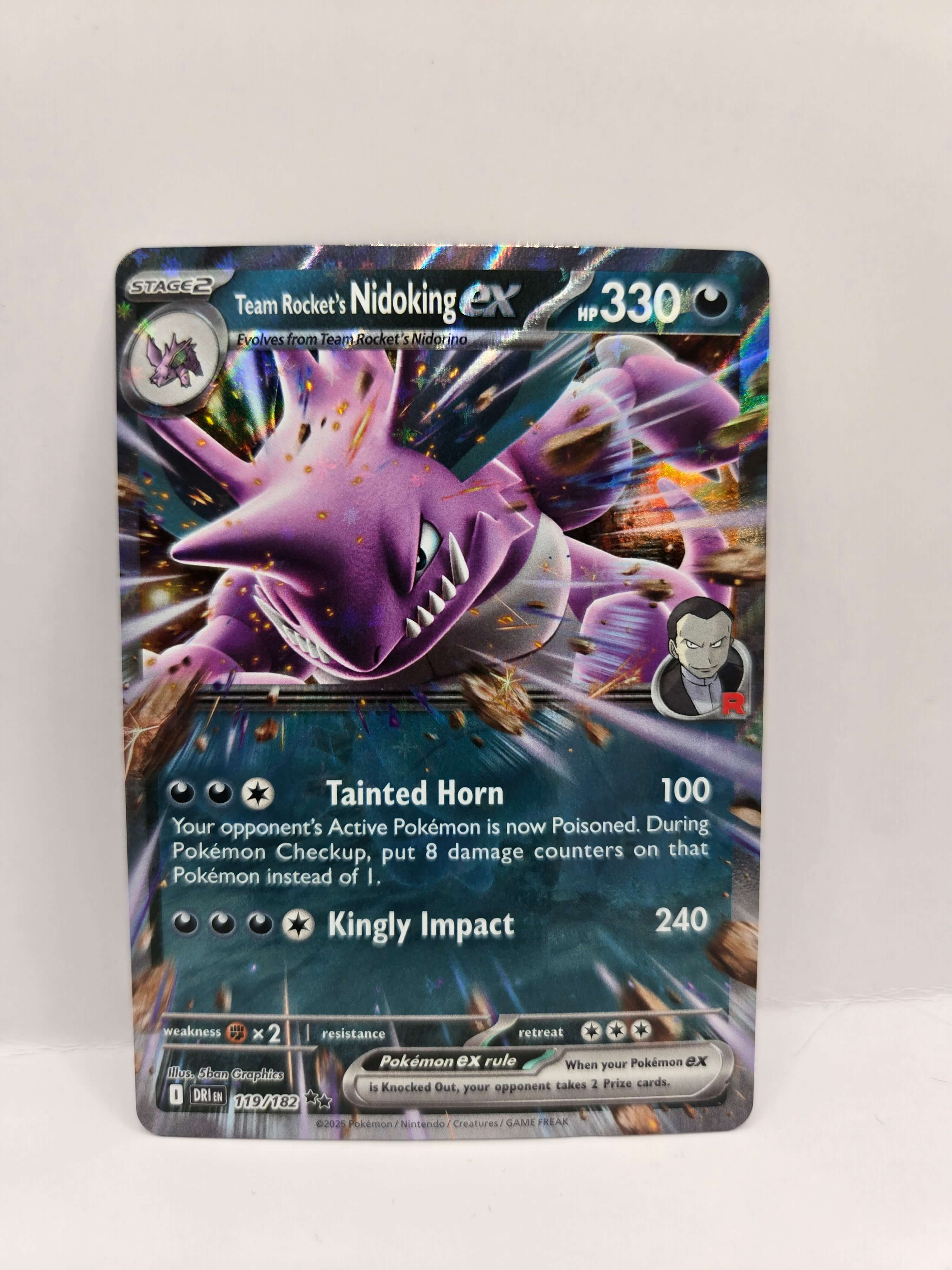 Team Rocket's Nidoking ex 119/182
