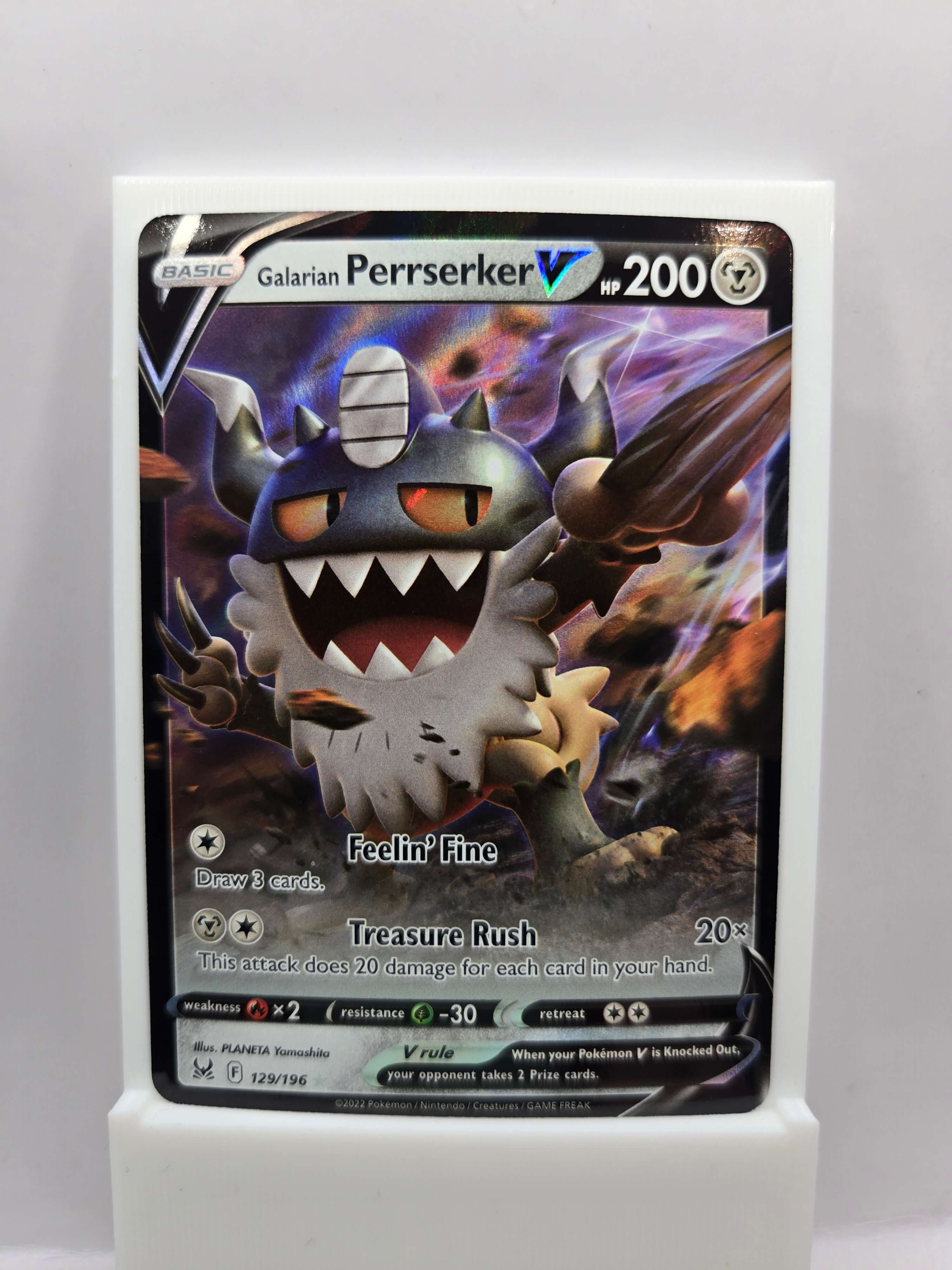 Galarian Perrserker V 129/196