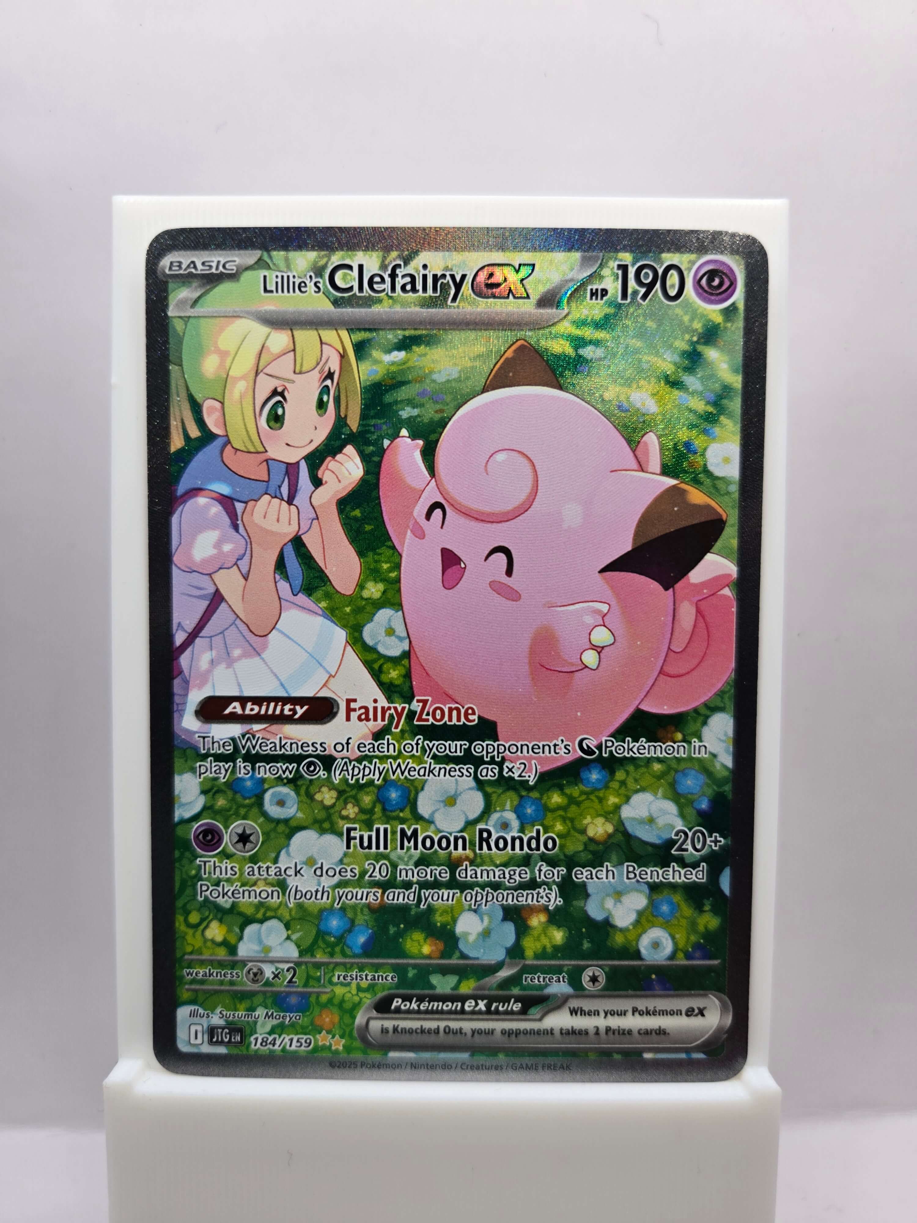 Lillie's Clefairy ex 184/159