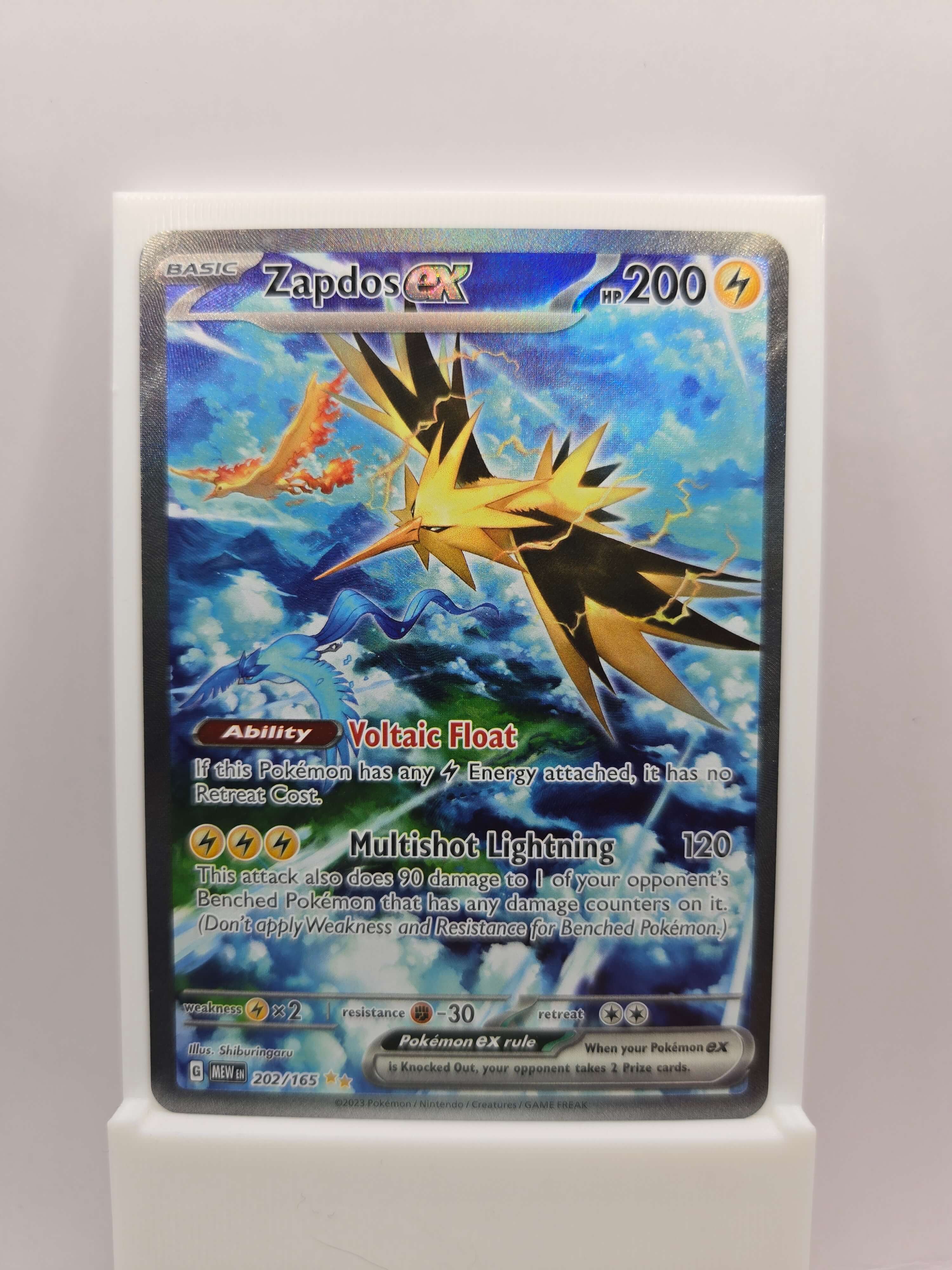 Zapdos ex 202/165