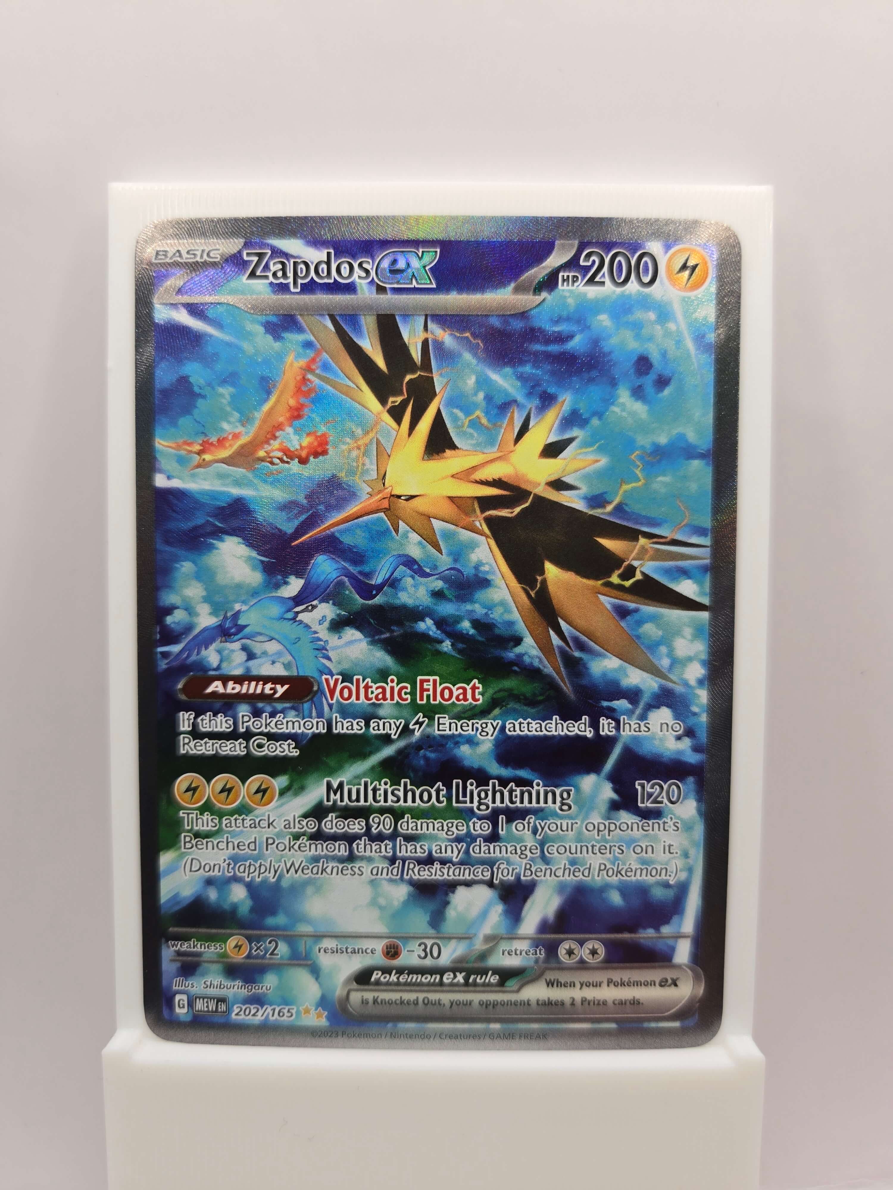 Zapdos ex 202/165