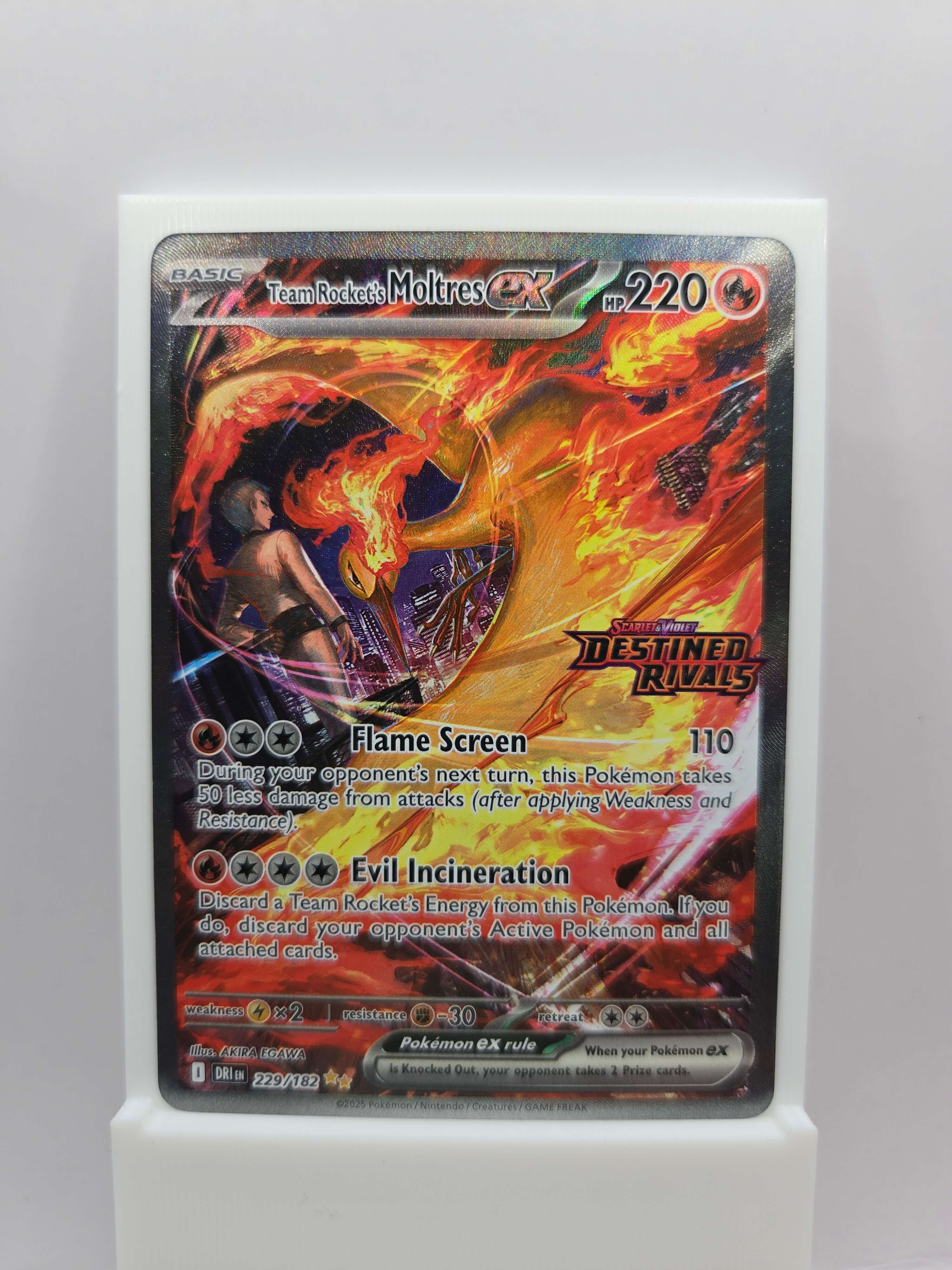 Team Rocket's Moltres ex 229/182