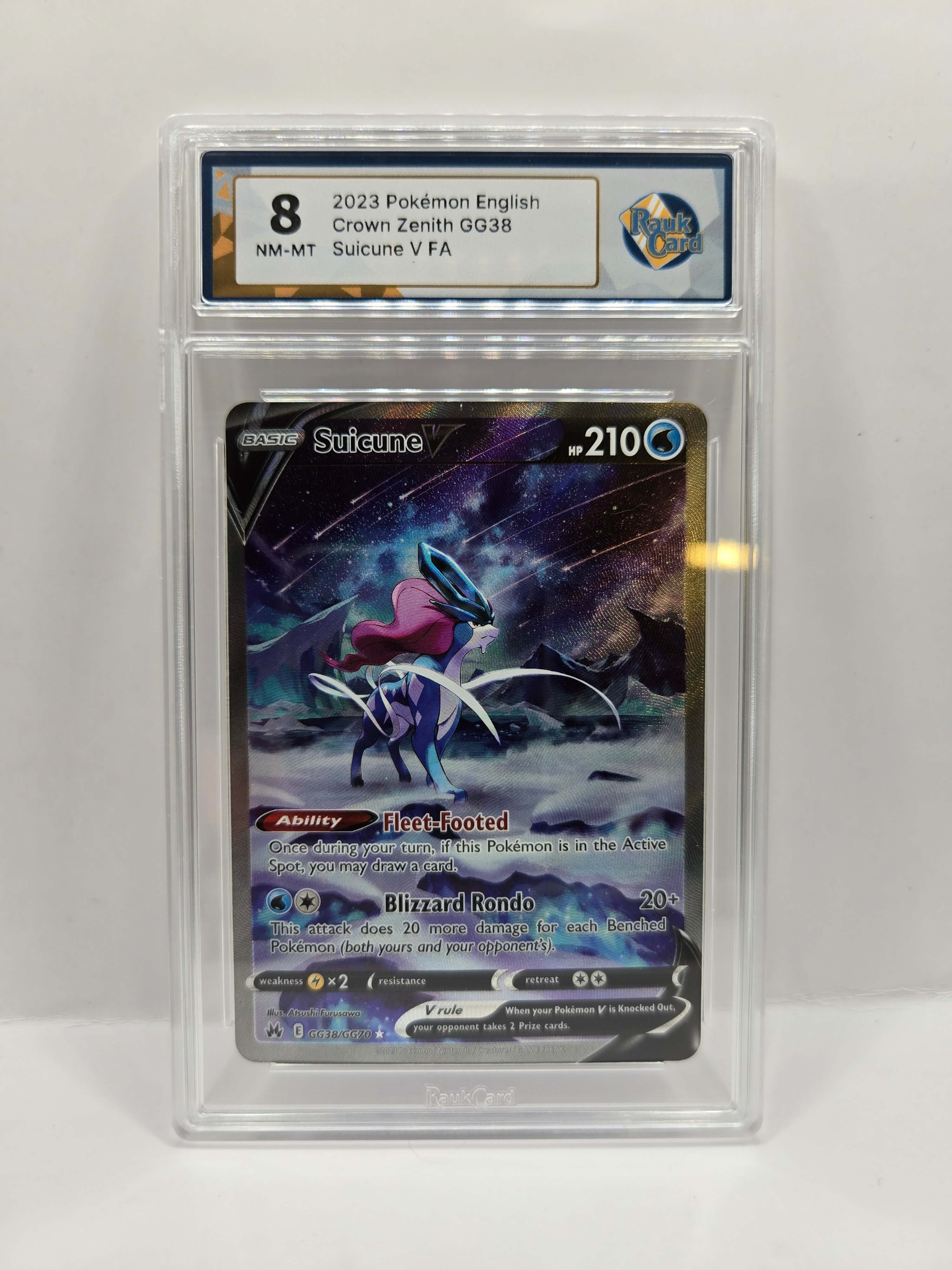 Suicune GG38/GG79 RaukCard 8