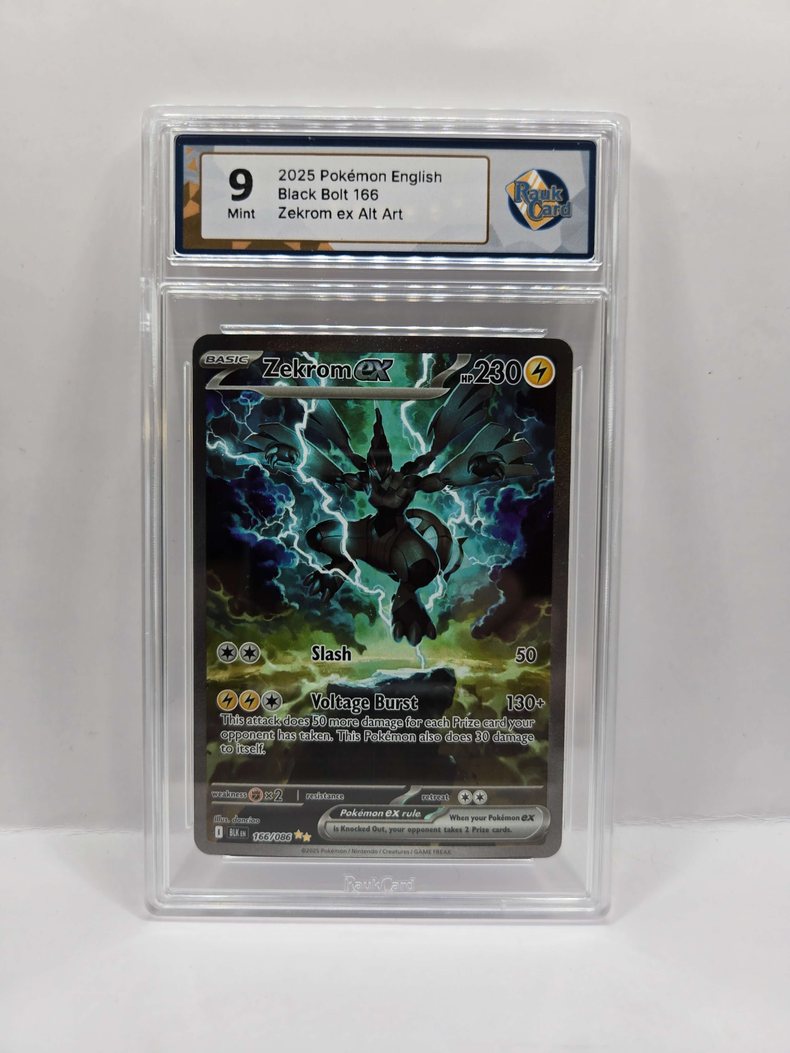 Zekrom ex 166/086 RaukCard 9