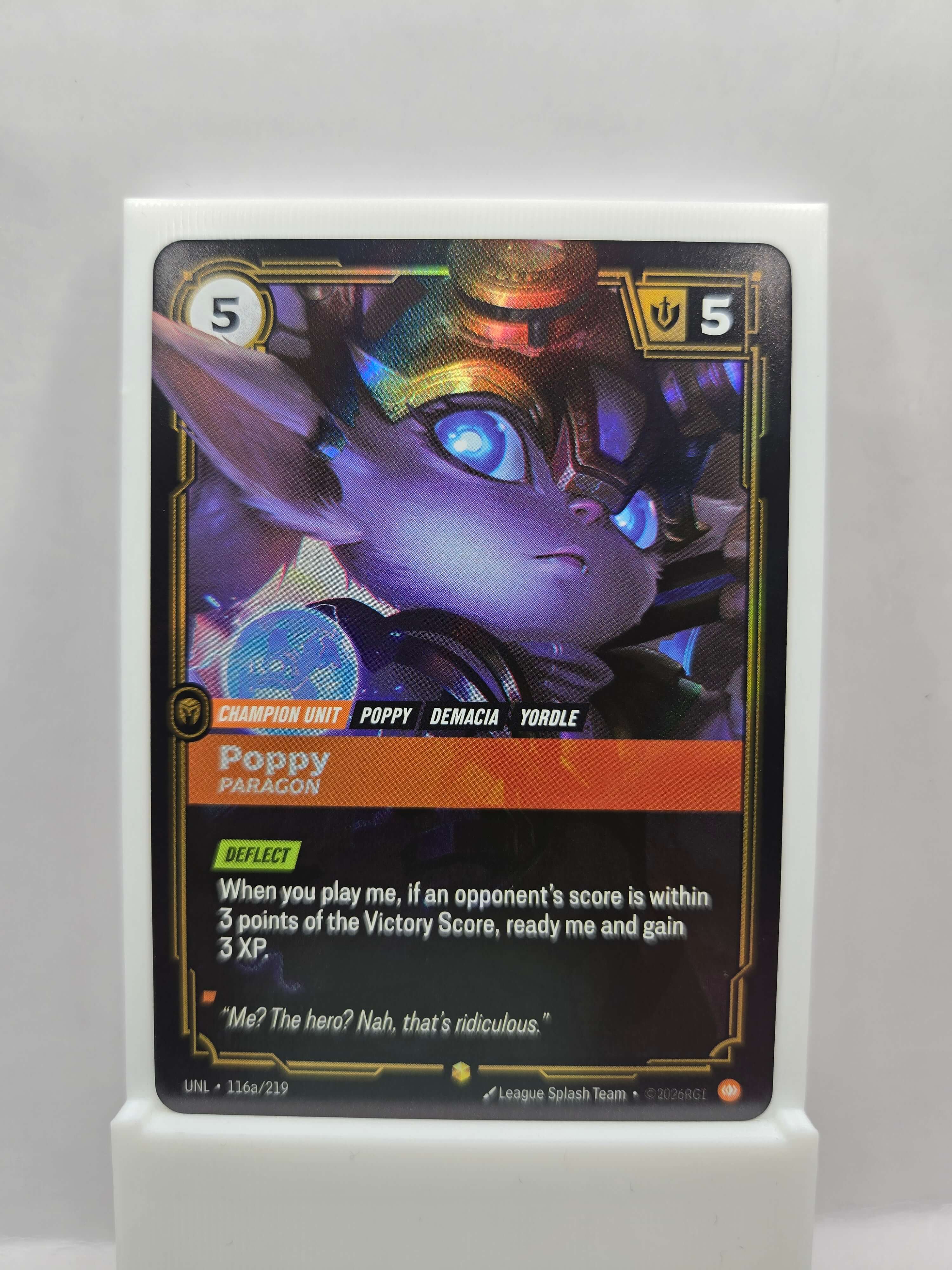 Poppy, Paragon 116a/219