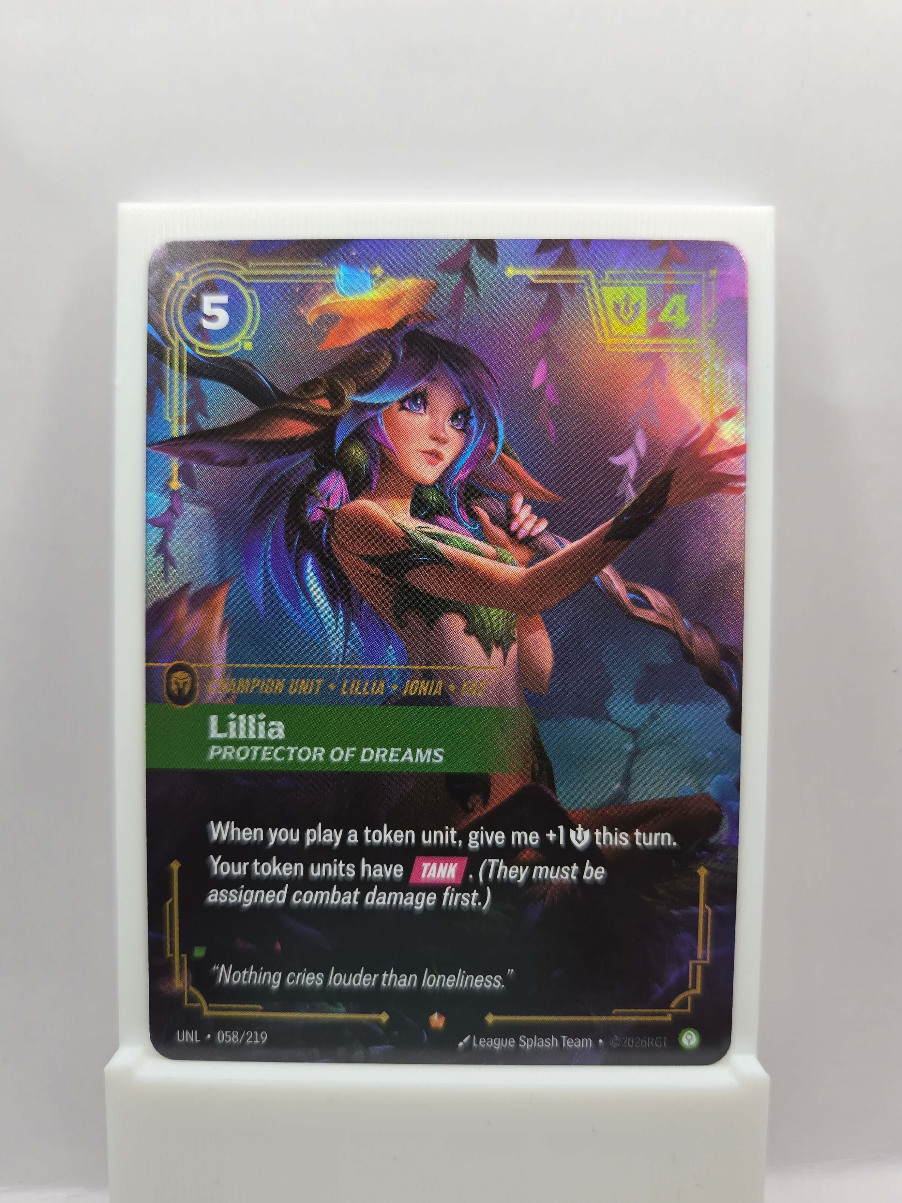 Lillia, Protector Of Dreams 058/219