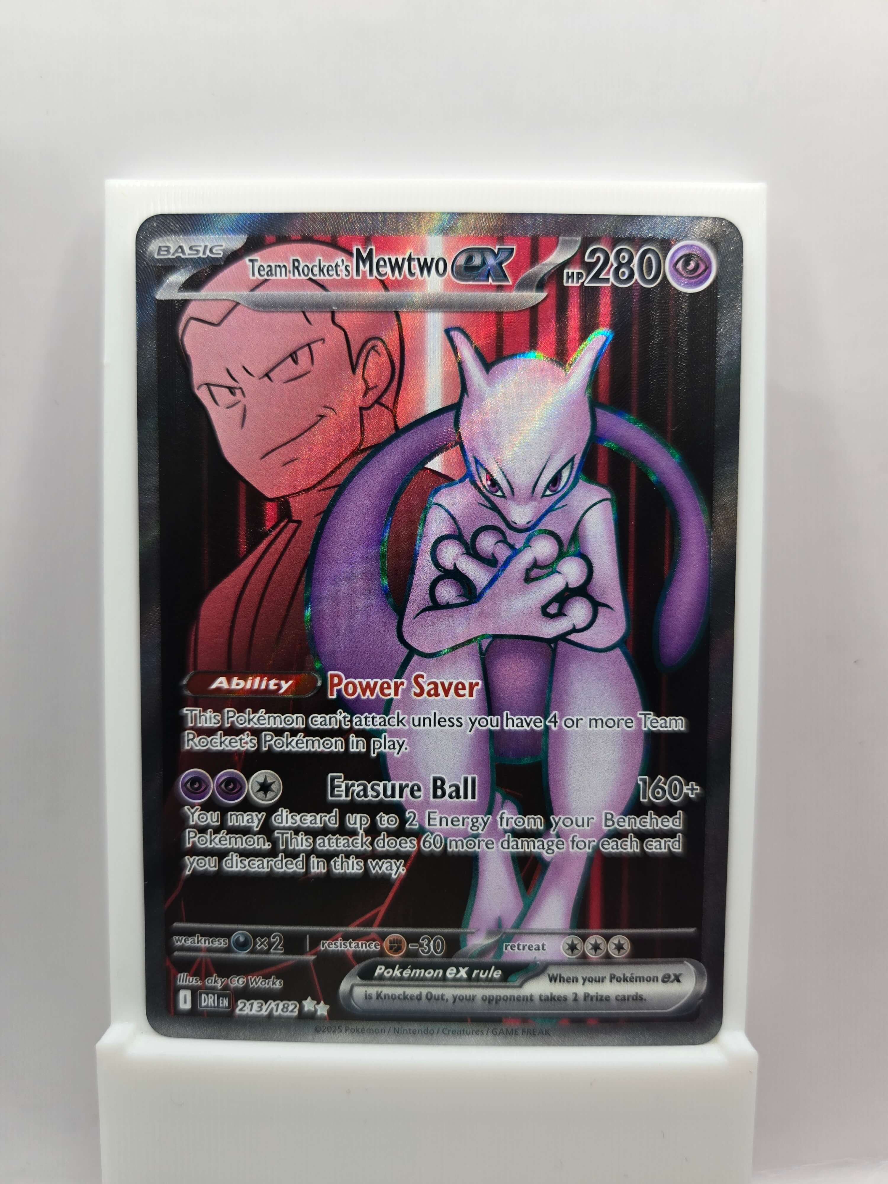 Team Rocket's Mewtwo ex 213/182