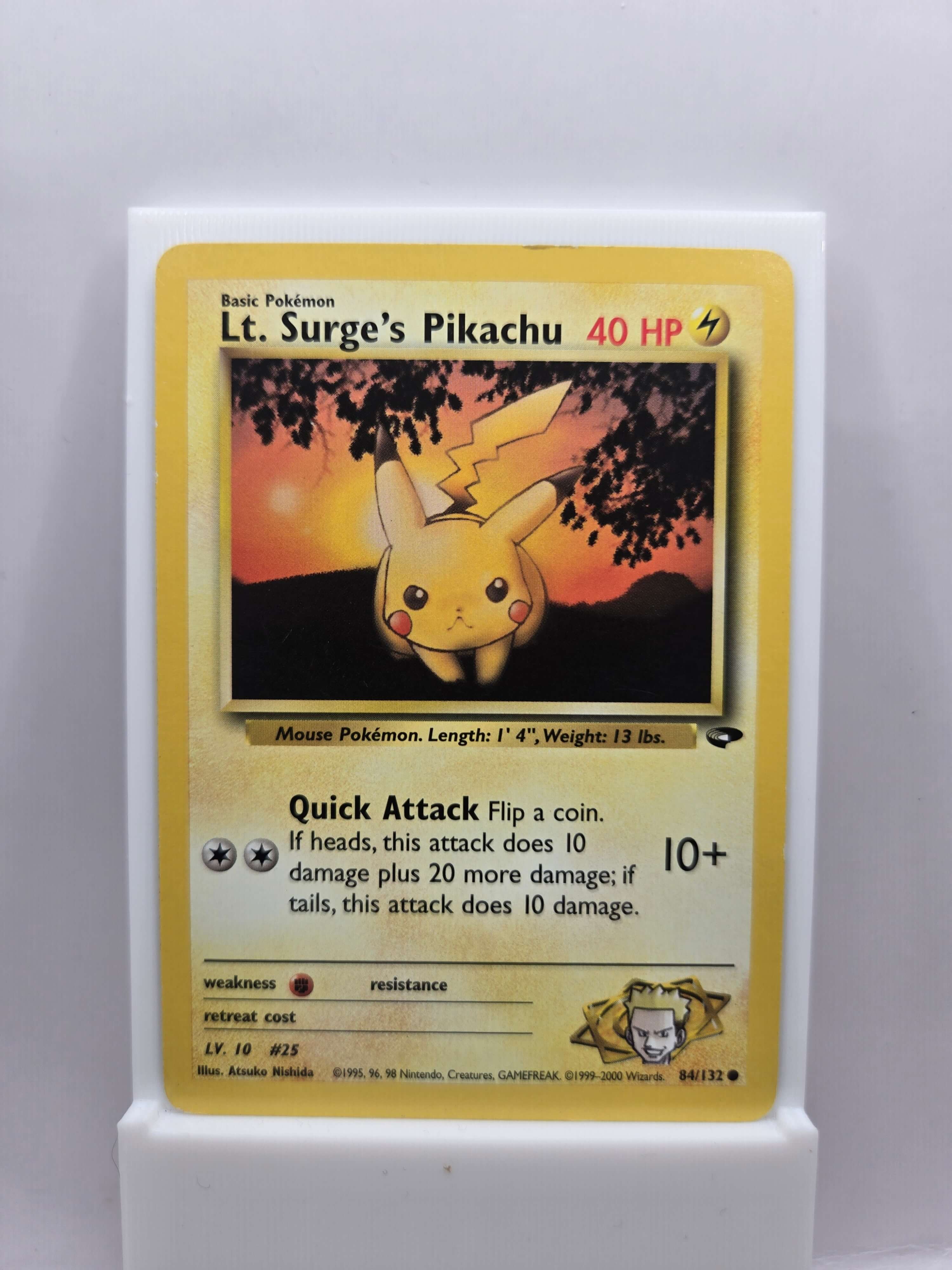Lt. Surge's Pikachu 84/132