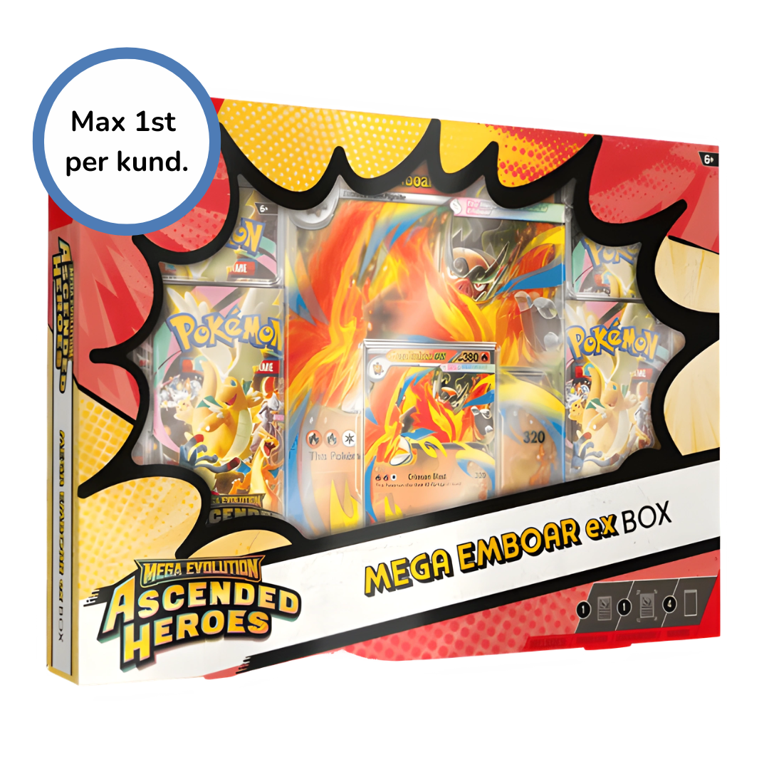 Pokémon TCG: Ascended Heroes Mega Emboar ex Collection box