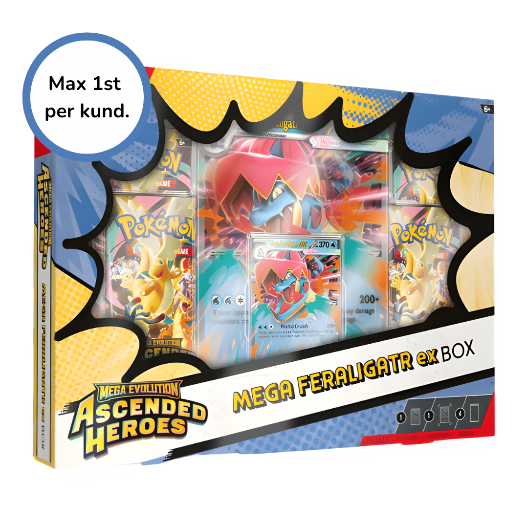 Pokémon TCG: Ascended Heroes Mega Feraligatr ex Collection box