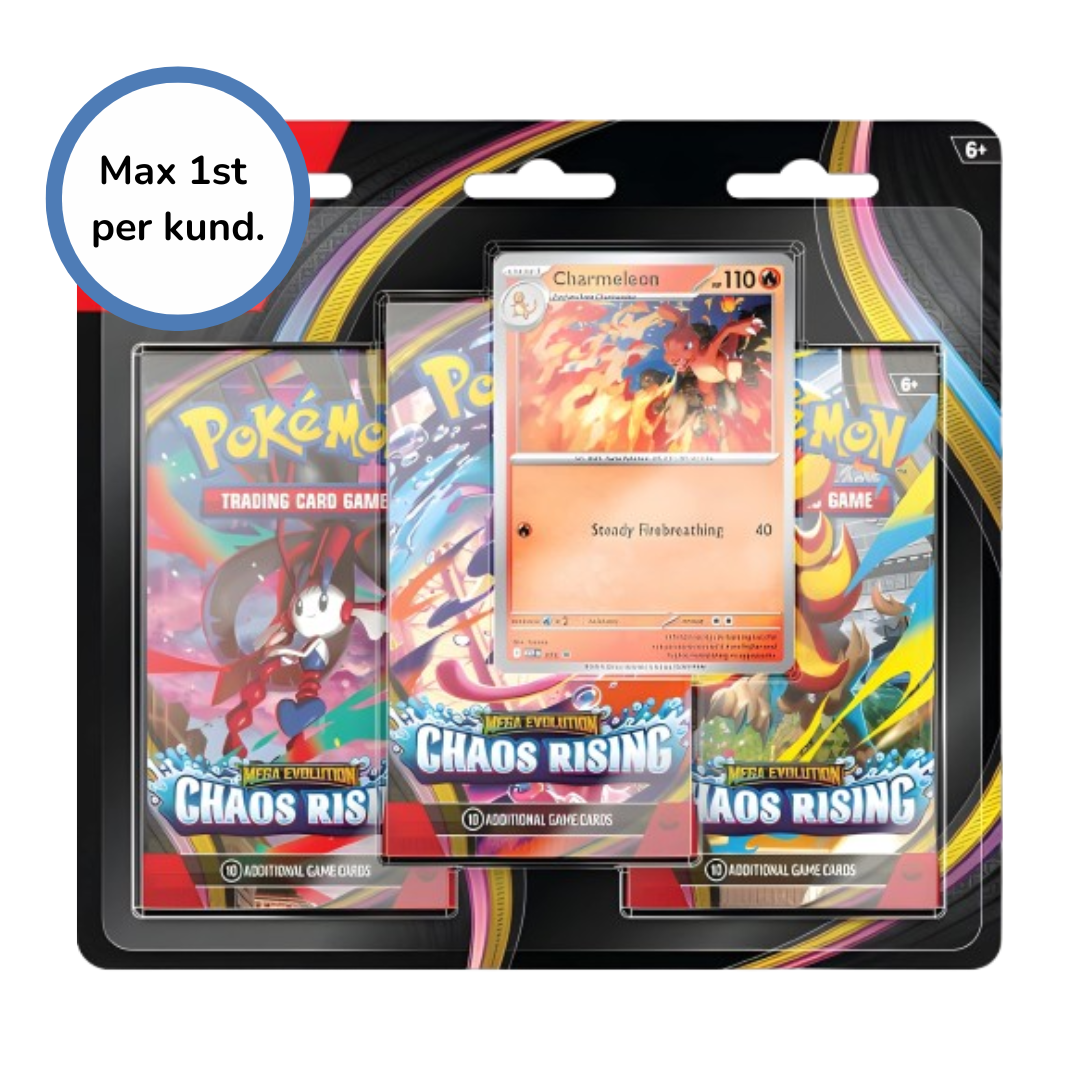 Pokémon TCG: Chaos Rising M4 3-Pack Blister (Charmeleon)