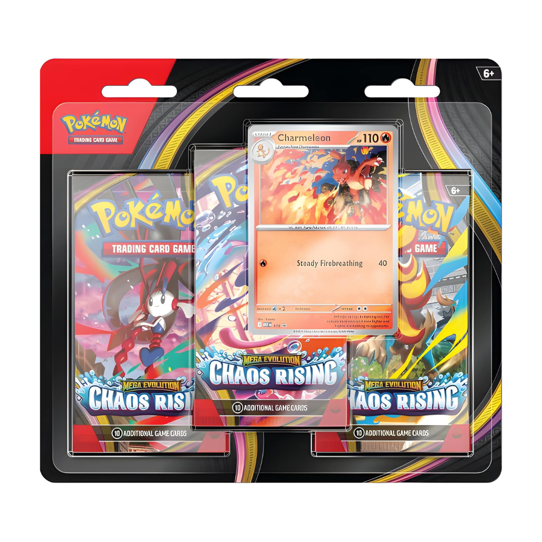 Pokémon TCG: Chaos Rising M4 3-Pack Blister (Charmeleon)