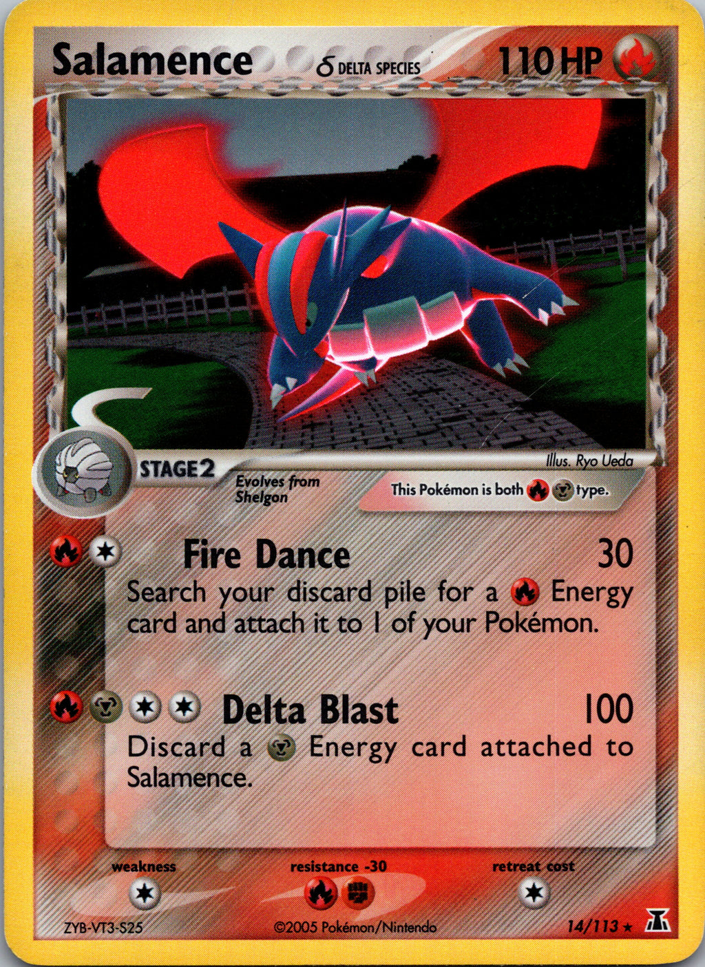 Salamence δ - front
