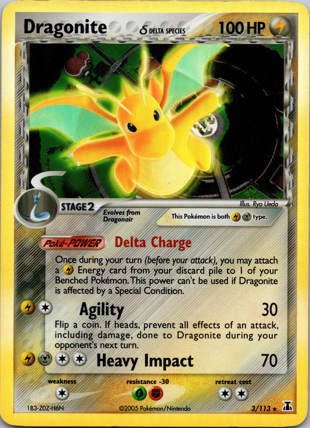 Dragonite δ - front