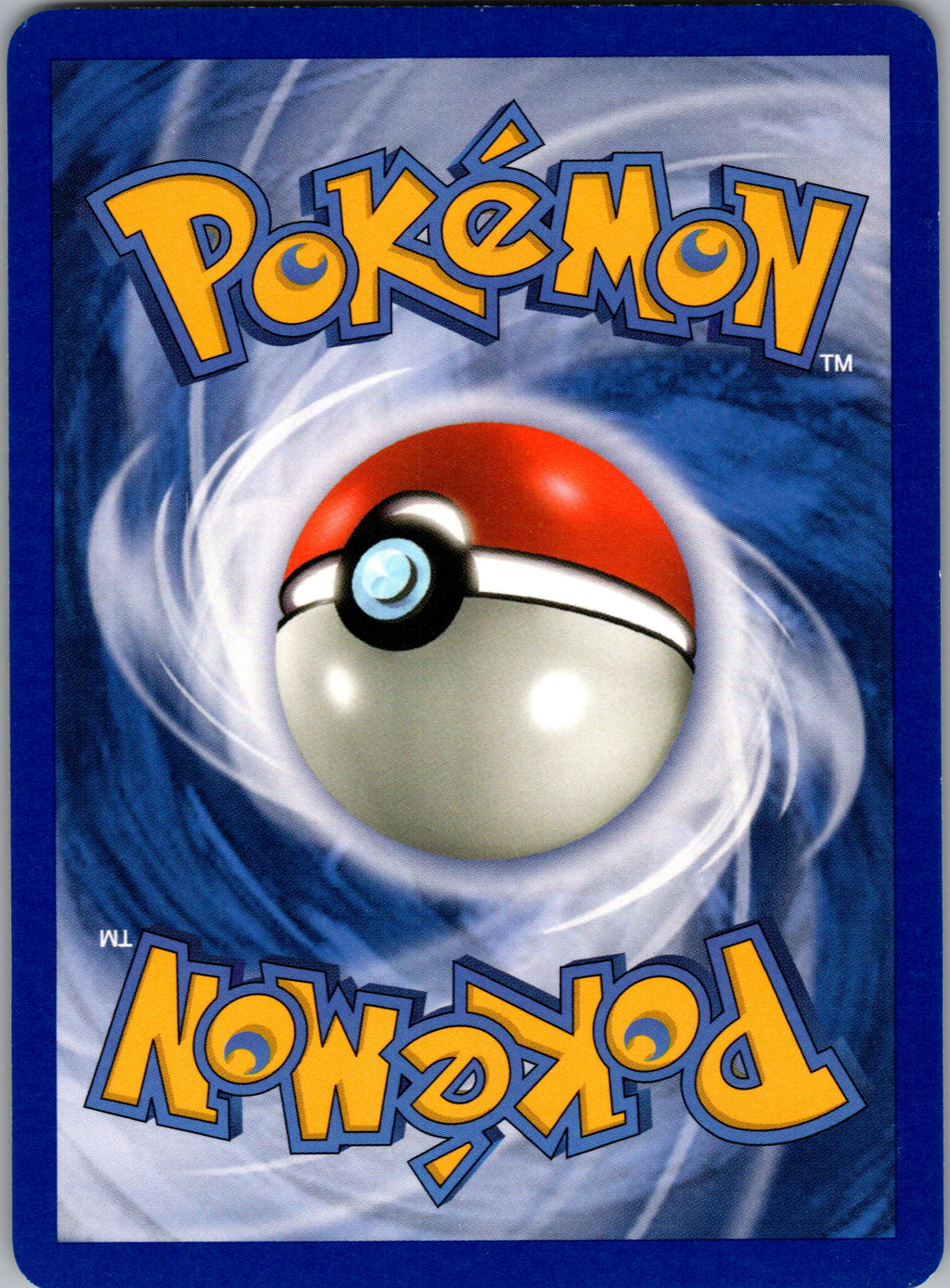 Charmeleon 110/109 – kortets baksida med blå kant och Poké Ball.