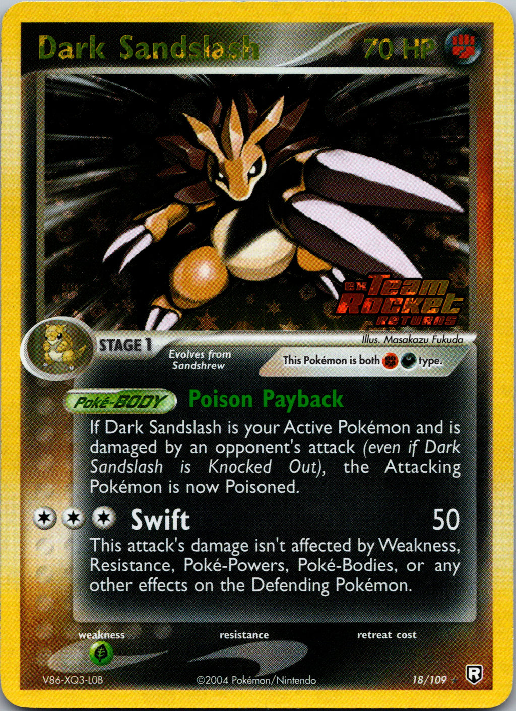 Dark Sandslash - front