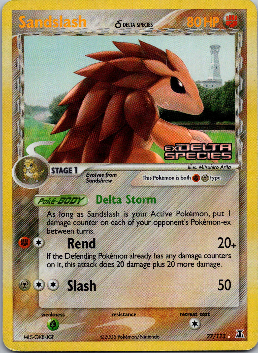 Sandslash δ - front