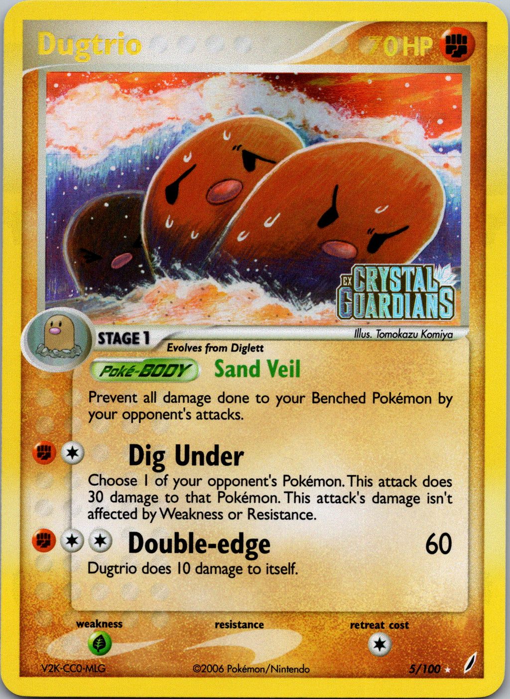 Dugtrio - front