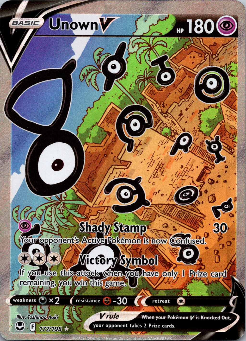 Unown V - front