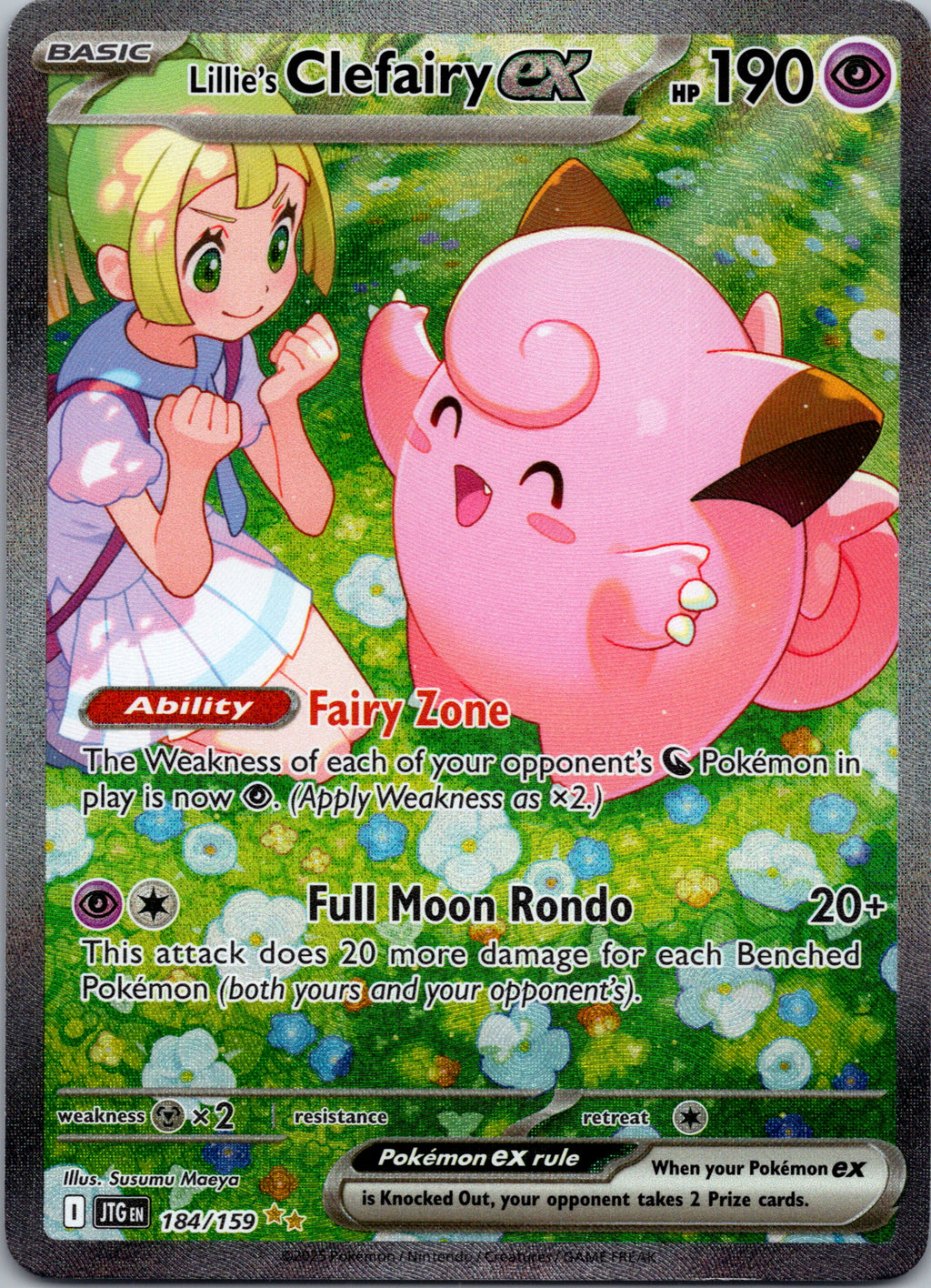 Lillie's Clefairy ex - front