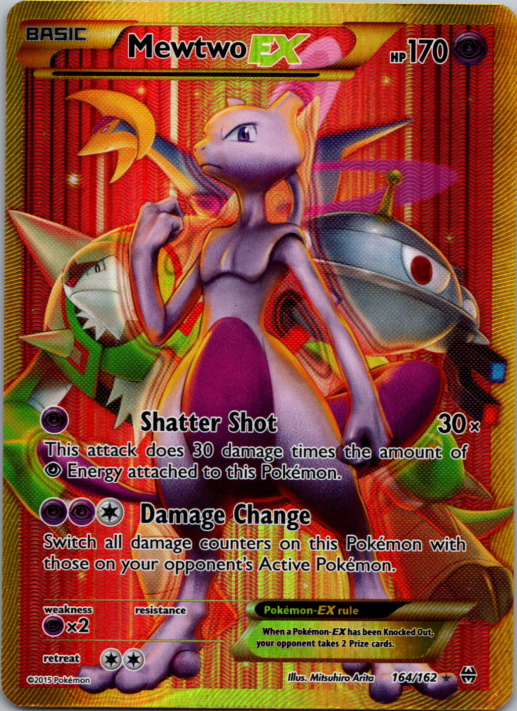 Mewtwo EX - front