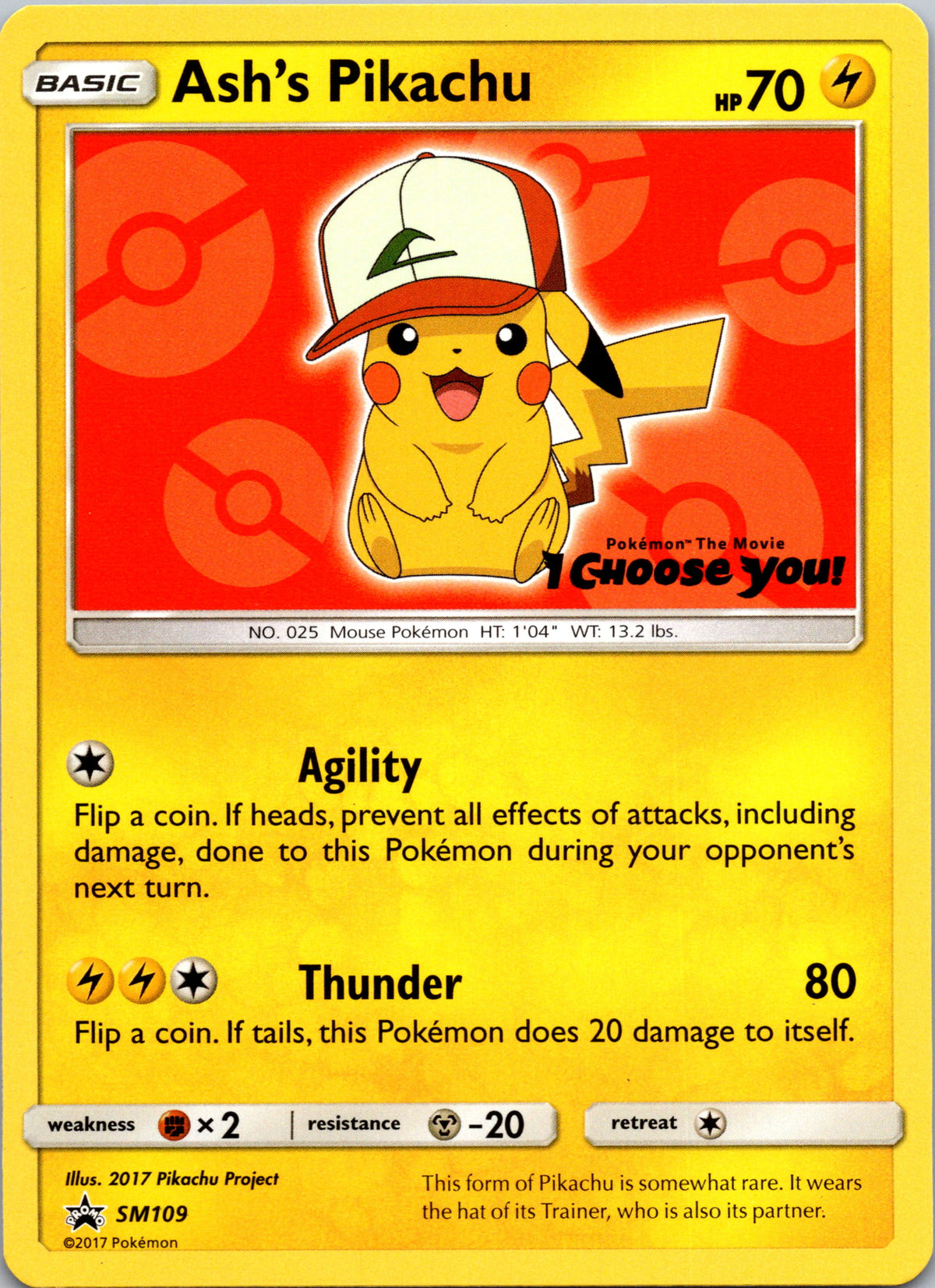 Ash's Pikachu - front