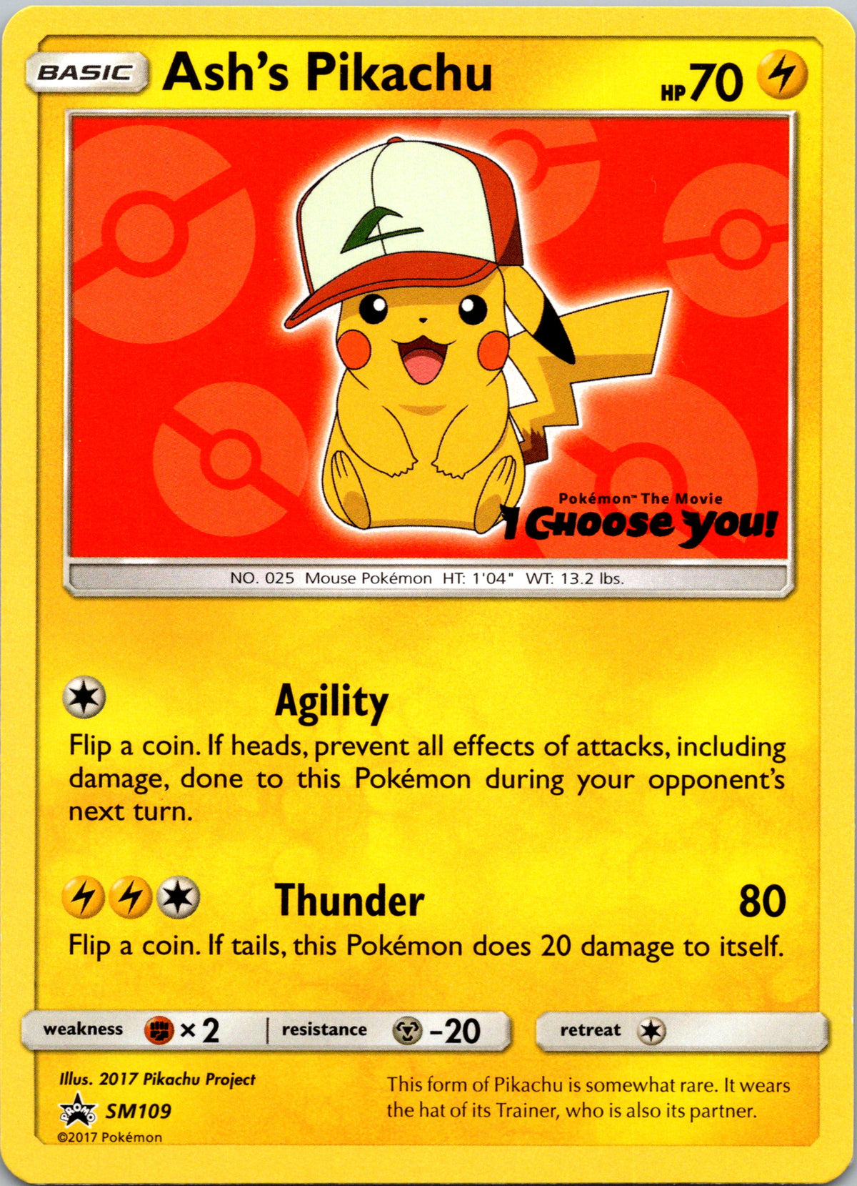 Ash's Pikachu - front