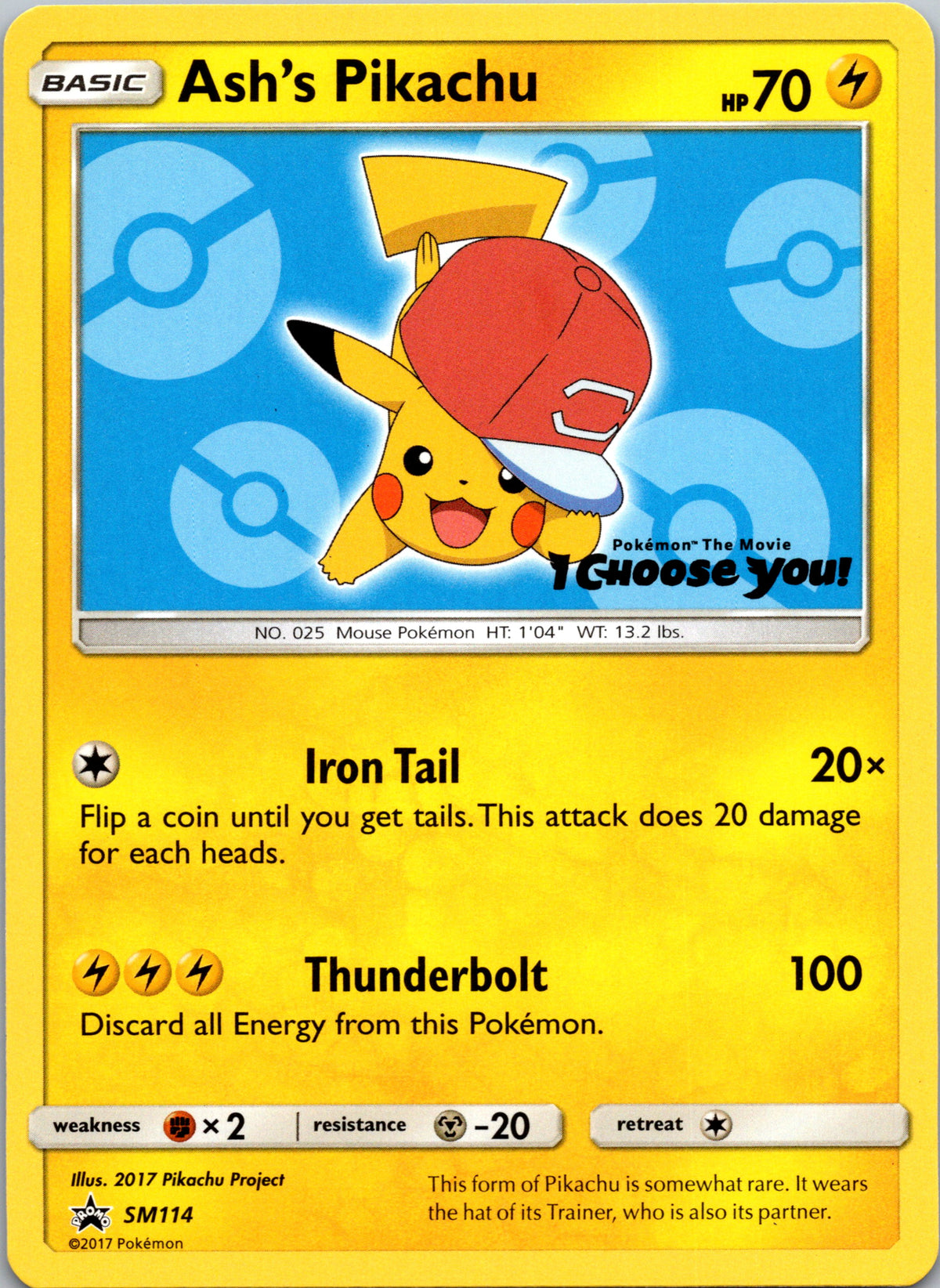 Ash's Pikachu - front