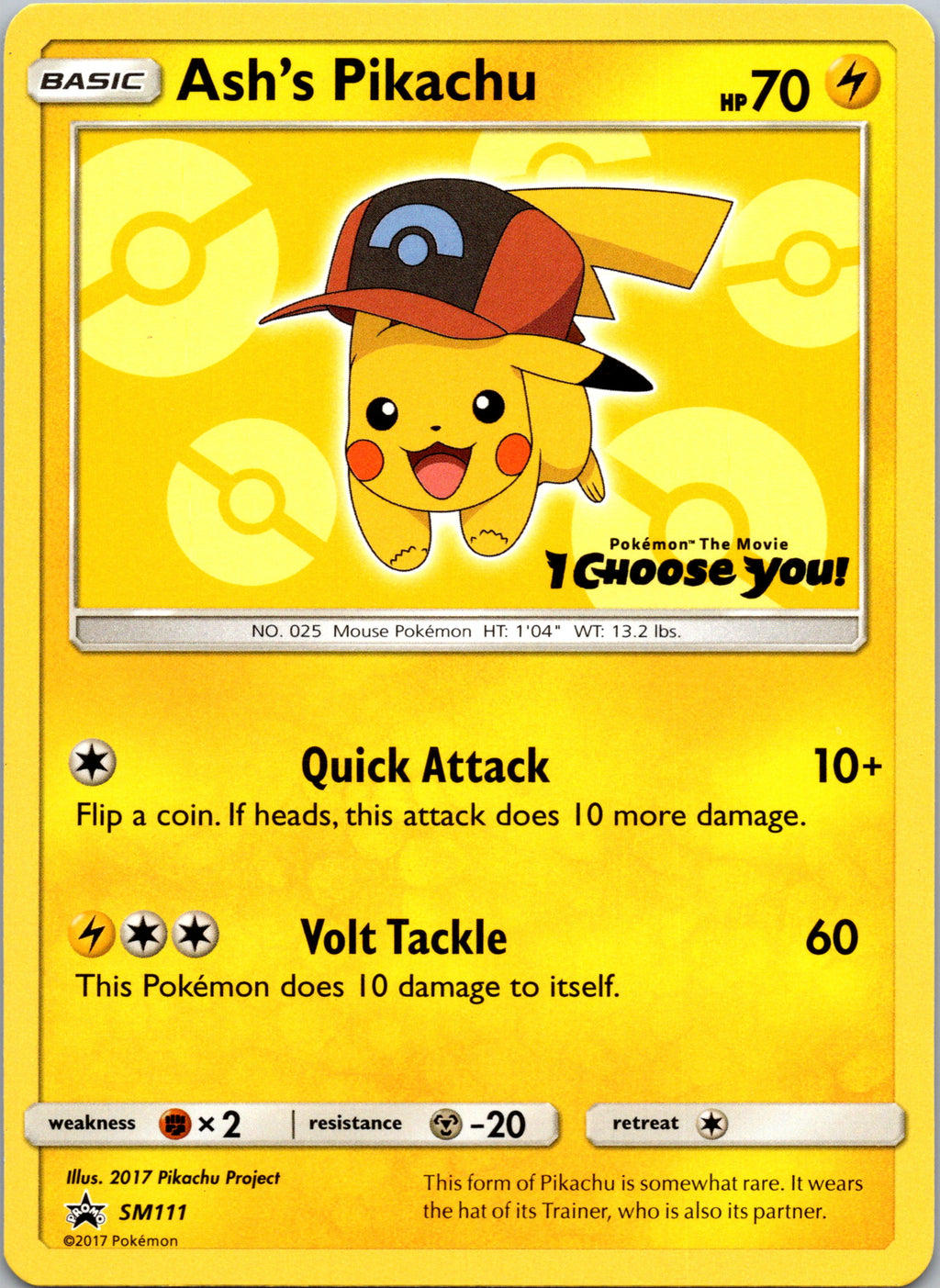 Ash's Pikachu - front