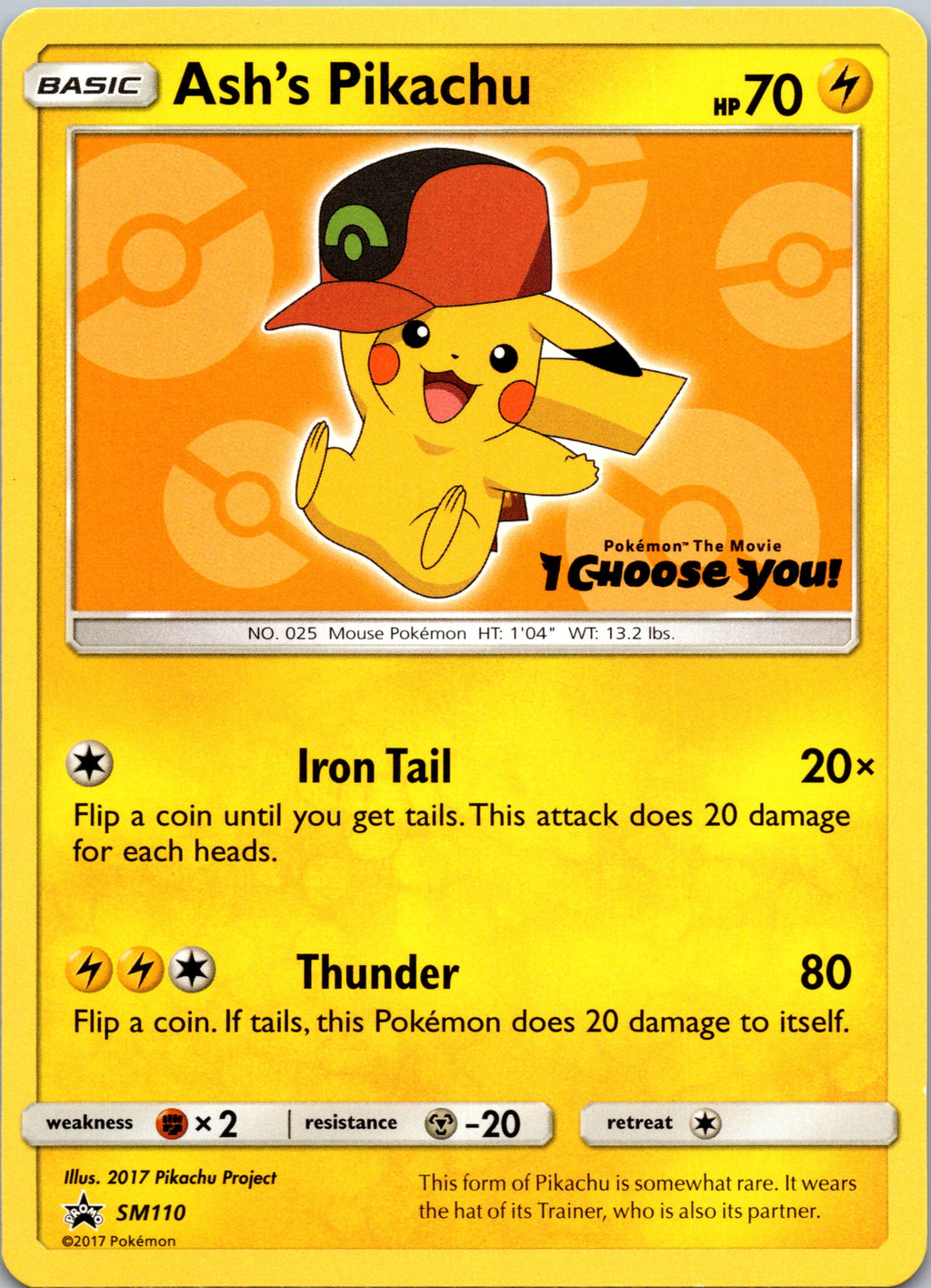Ash's Pikachu - front