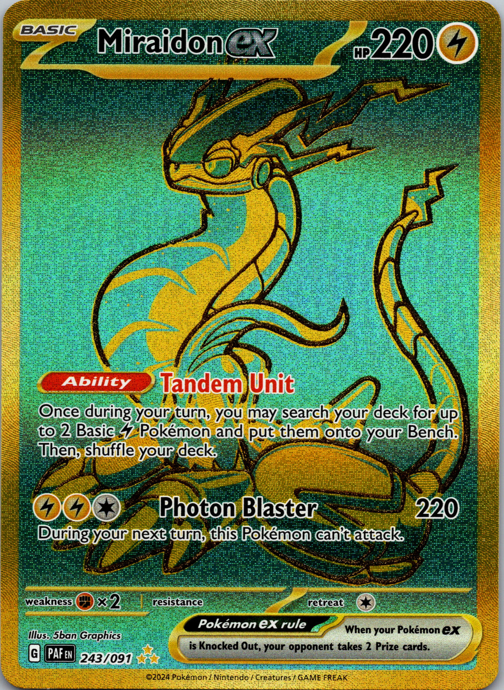Miraidon ex - front