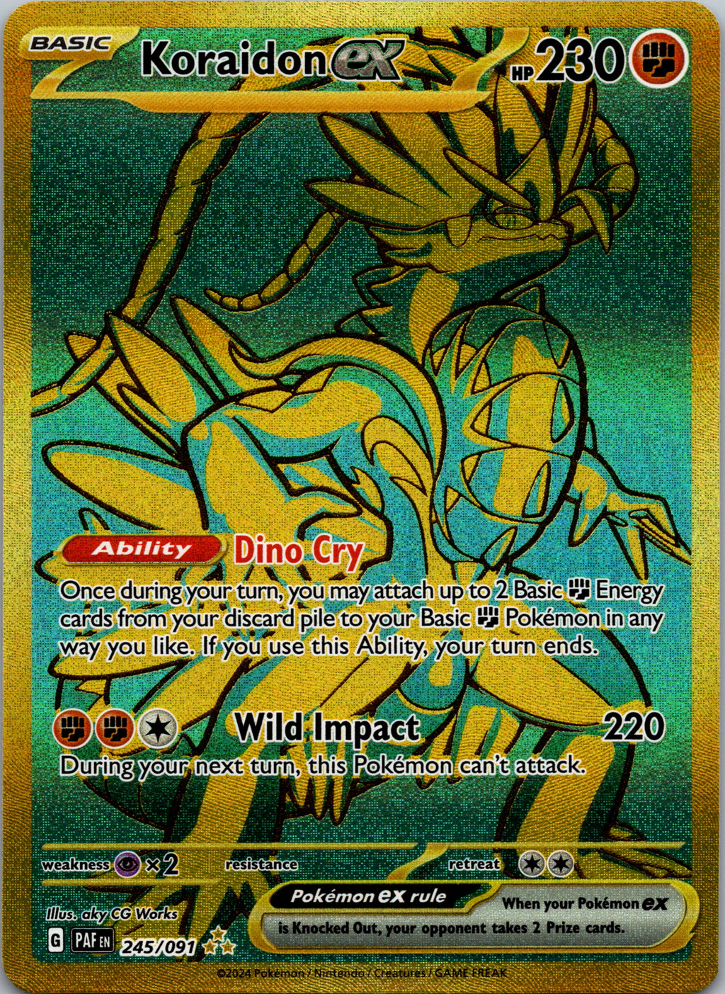 Koraidon ex - front