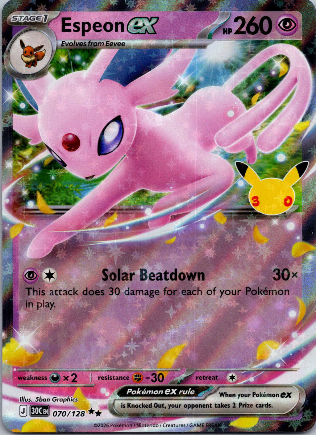 Espeon ex - front