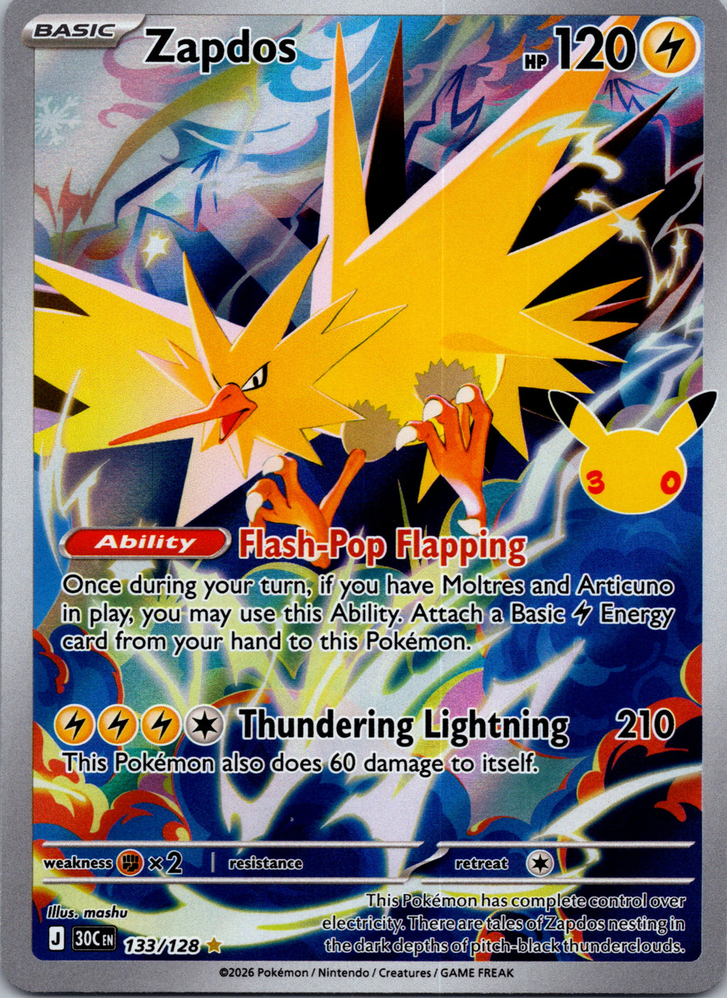 Zapdos - front