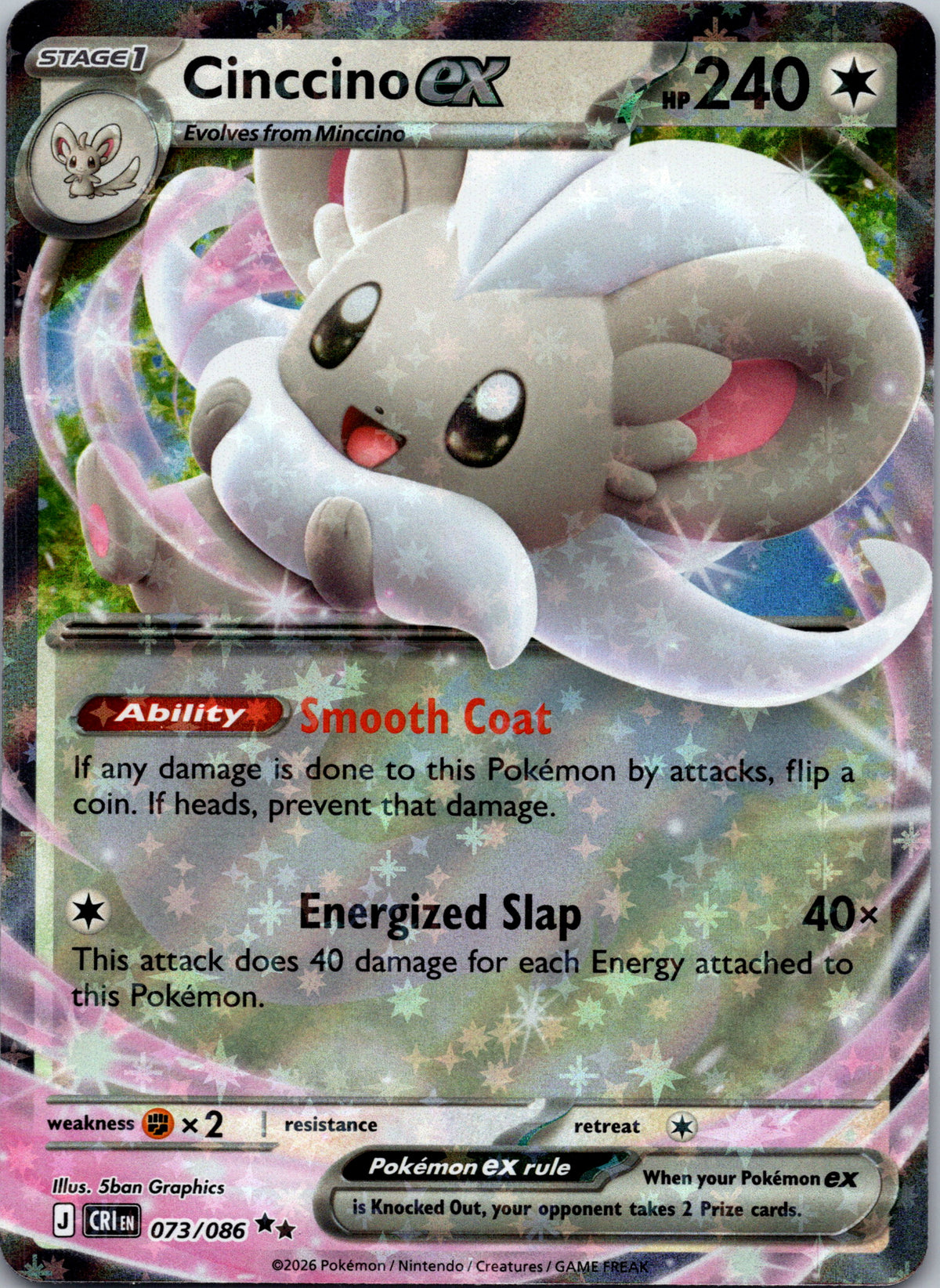 Cinccino ex - front