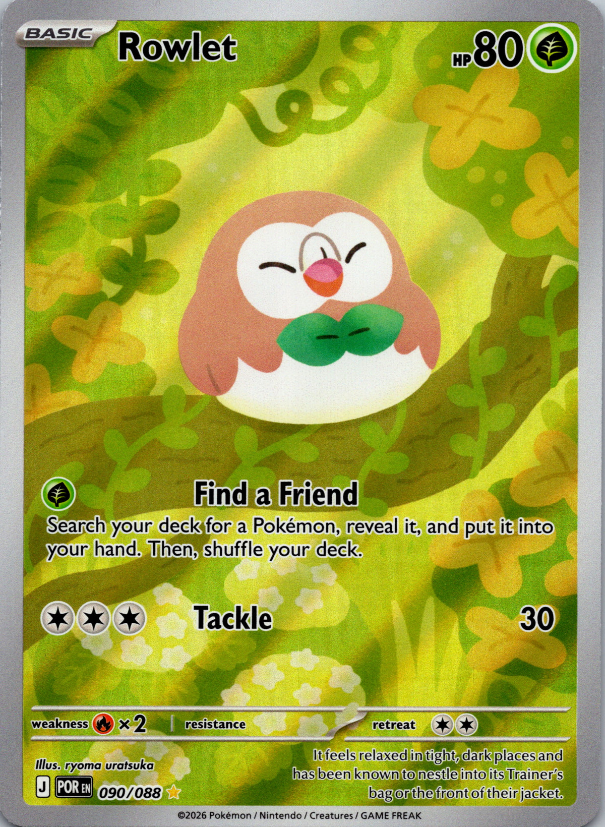 Rowlet - front