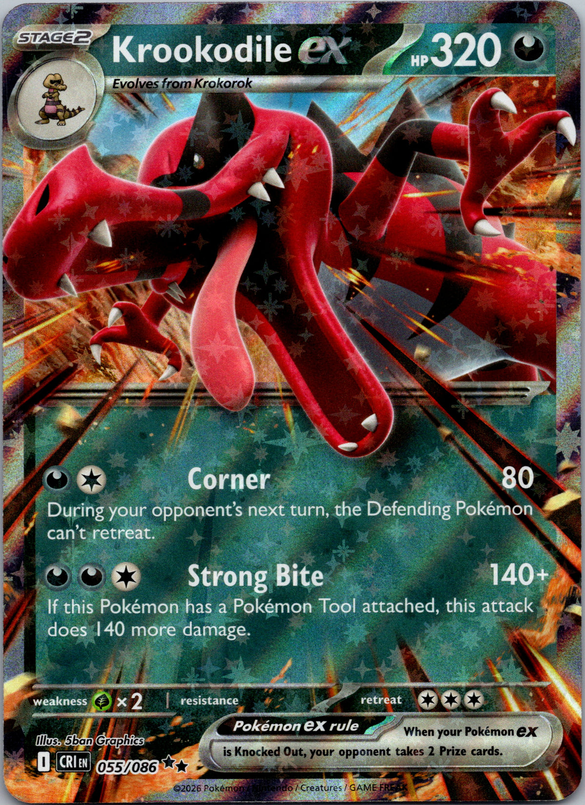 Krookodile ex - front