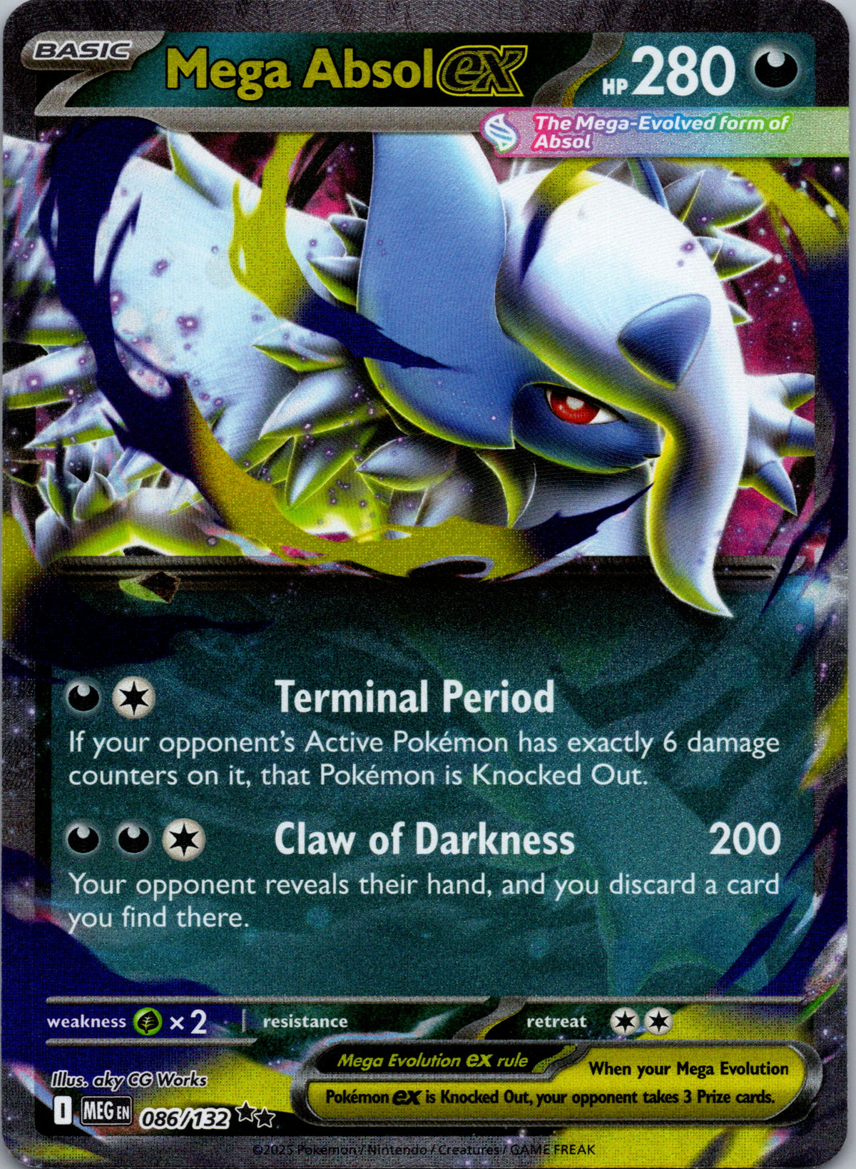 Mega Absol ex - front