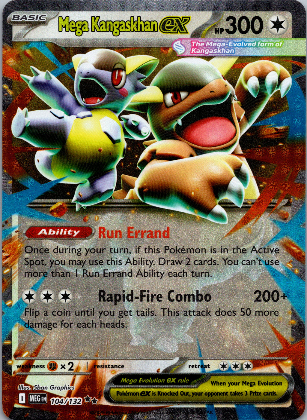 Mega Kangaskhan ex - front