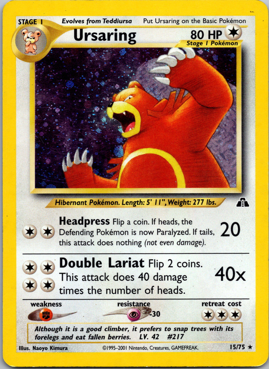 Ursaring - front