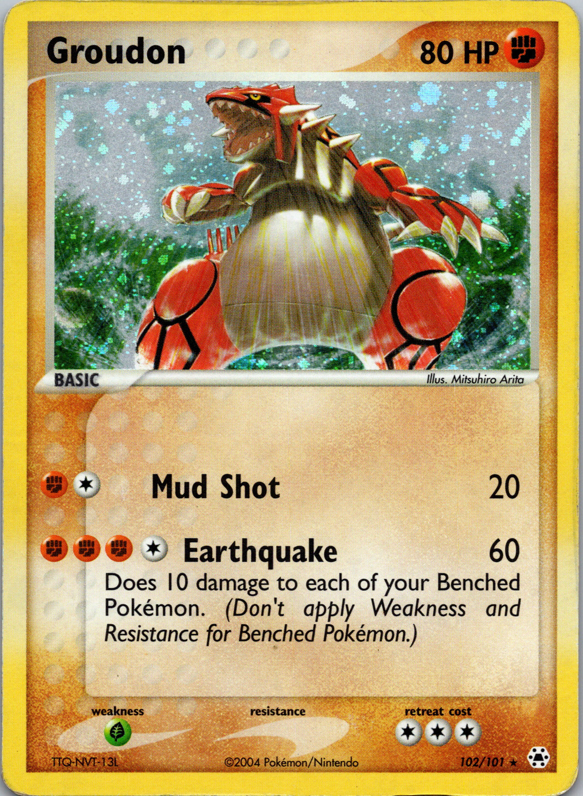 Groudon - front