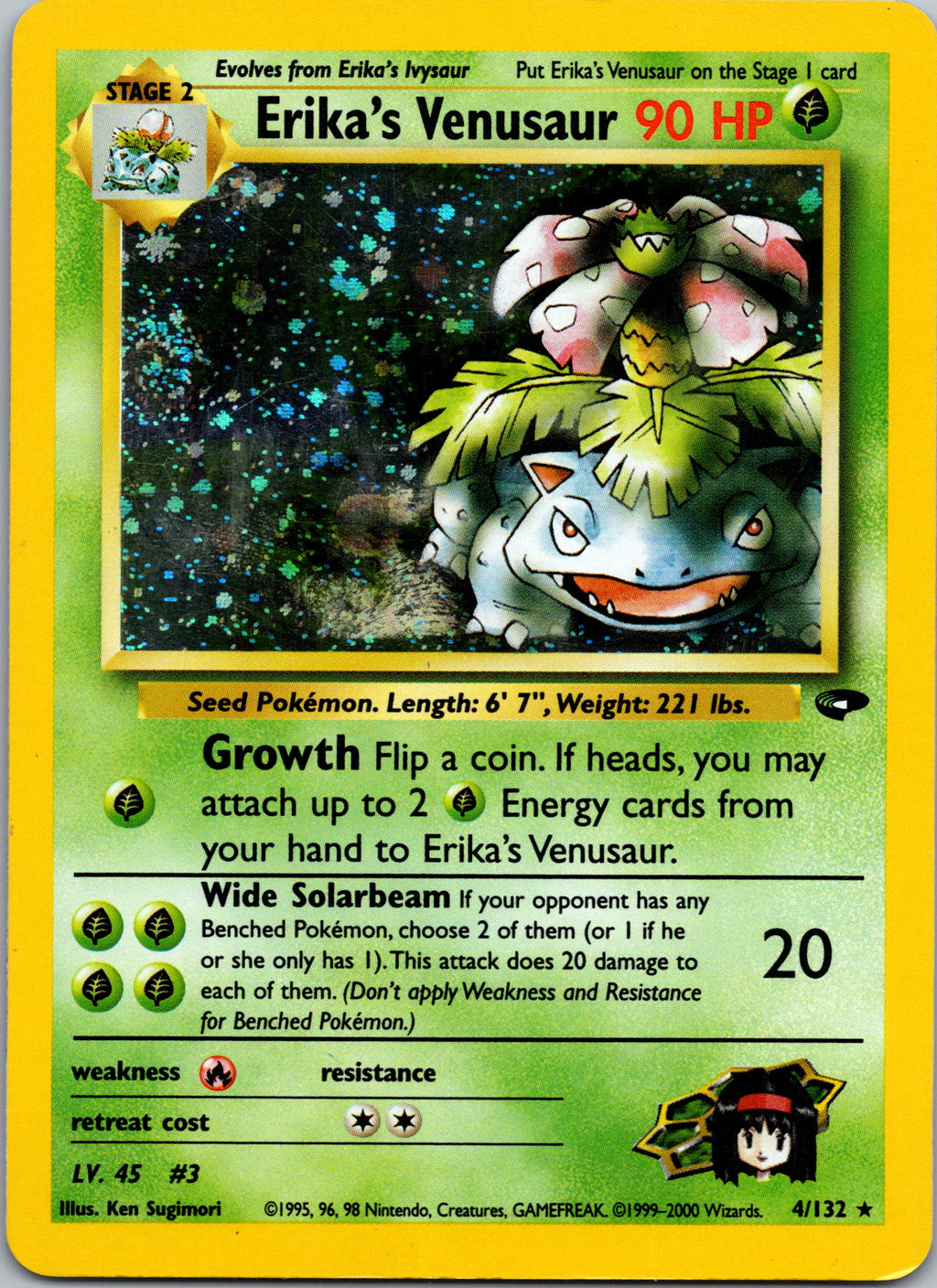 Erika's Venusaur - front
