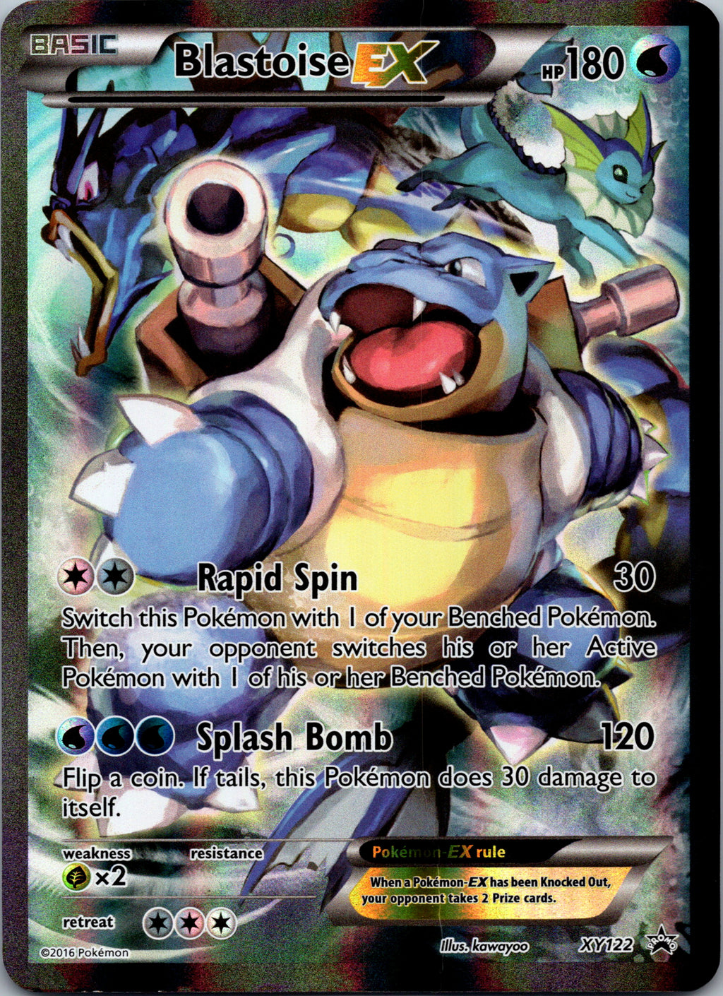 Blastoise EX - front