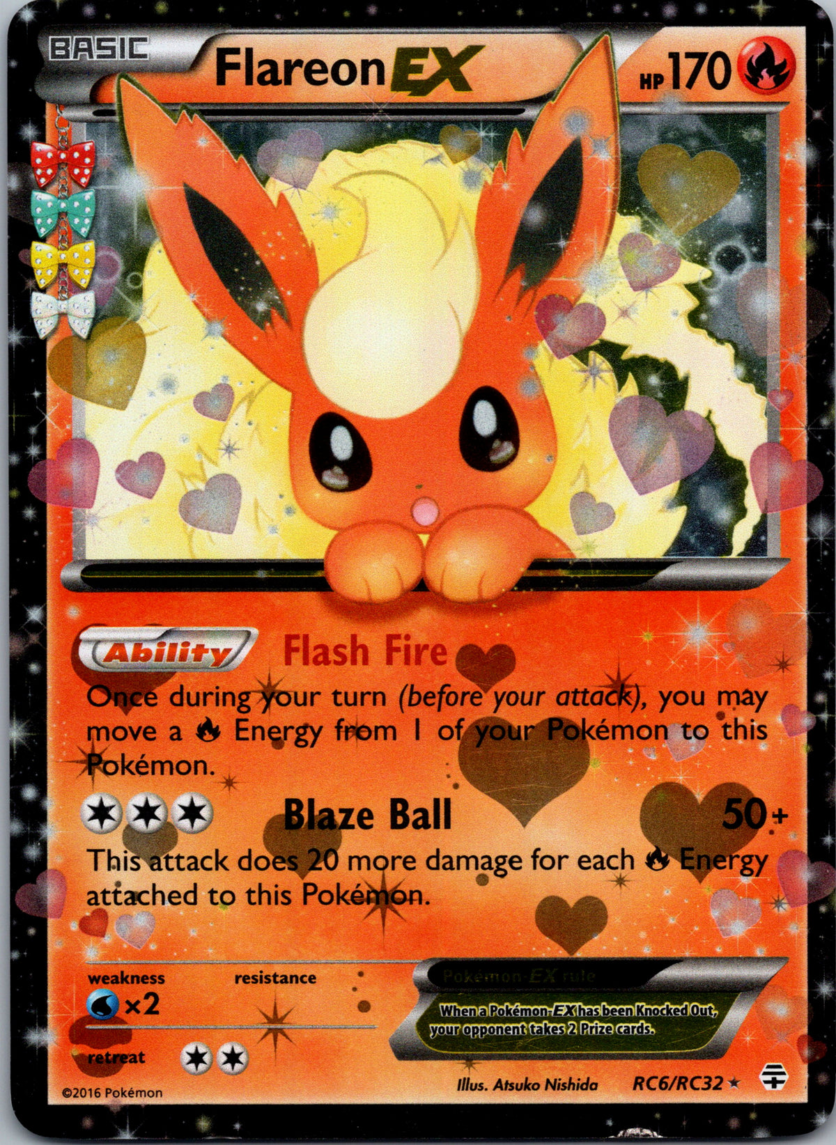 Flareon EX - front