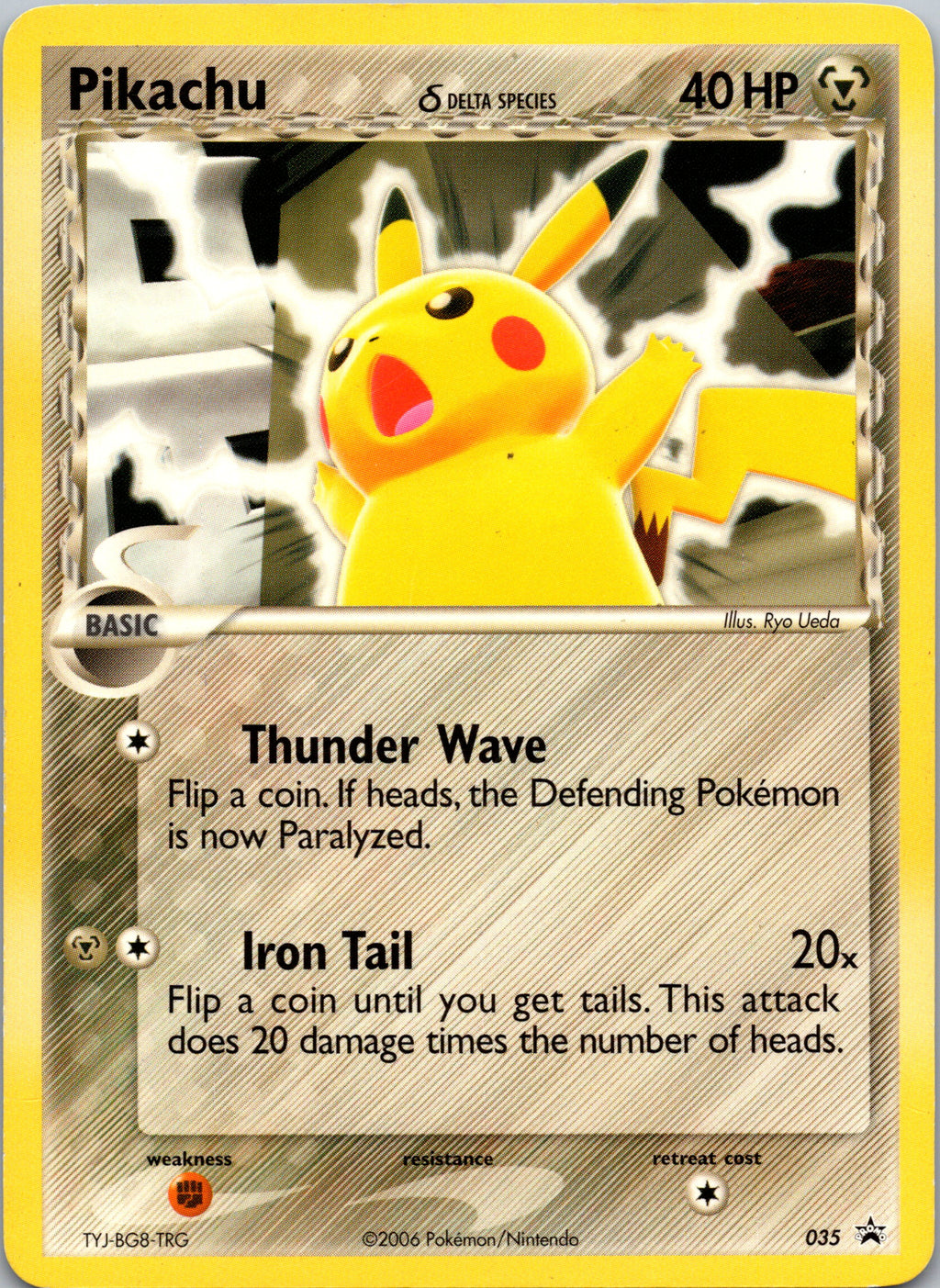 Pikachu δ - front